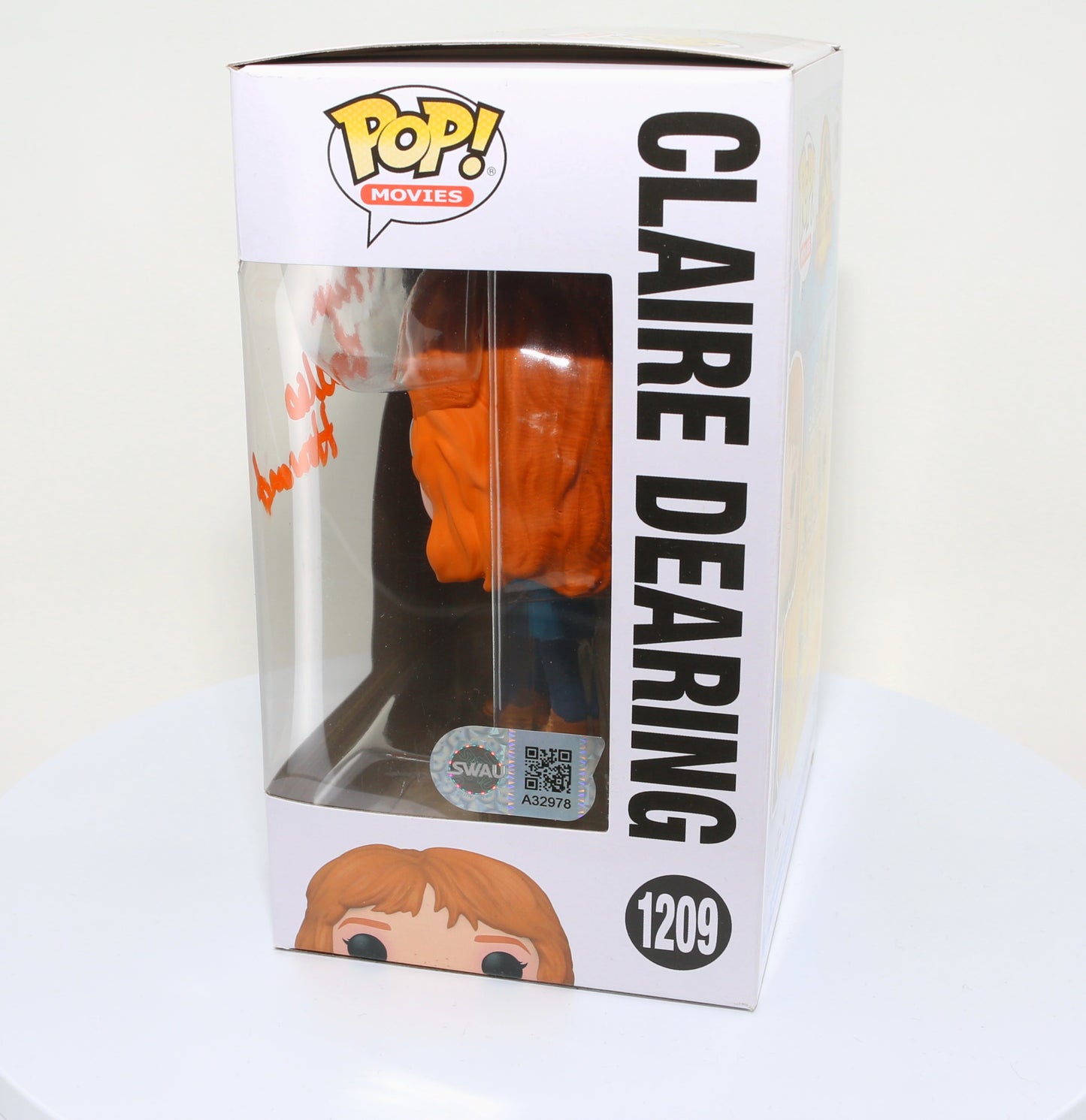 
                  
                    Bryce Dallas Howard as Claire Dearing in Jurassic World Dominion (SWAU Witnessed) Signed Funko POP! #1209
                  
                