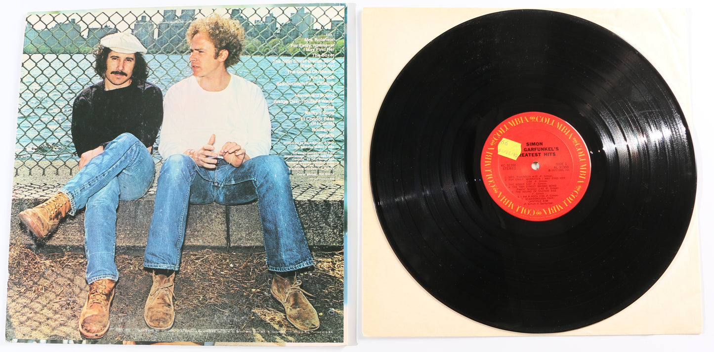 
                  
                    Simon & Garfunkel's Greatest Hits 12" Vinyl Record Signed by Paul Simon & Art Garfunkel
                  
                