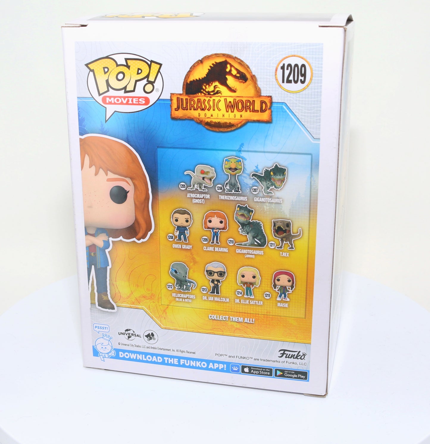 
                  
                    Bryce Dallas Howard as Claire Dearing in Jurassic World Dominion (SWAU Witnessed) Signed Funko POP! #1209
                  
                