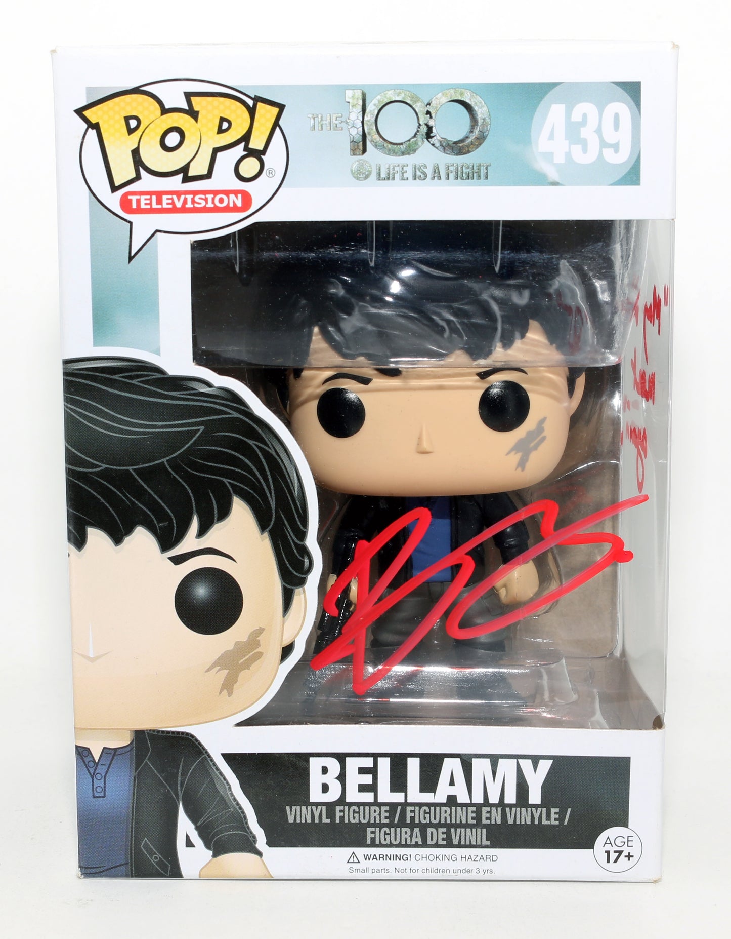 
                  
                    Bob Morley as Bellamy in The 100 Signed Funko POP! #439 with Quote
                  
                