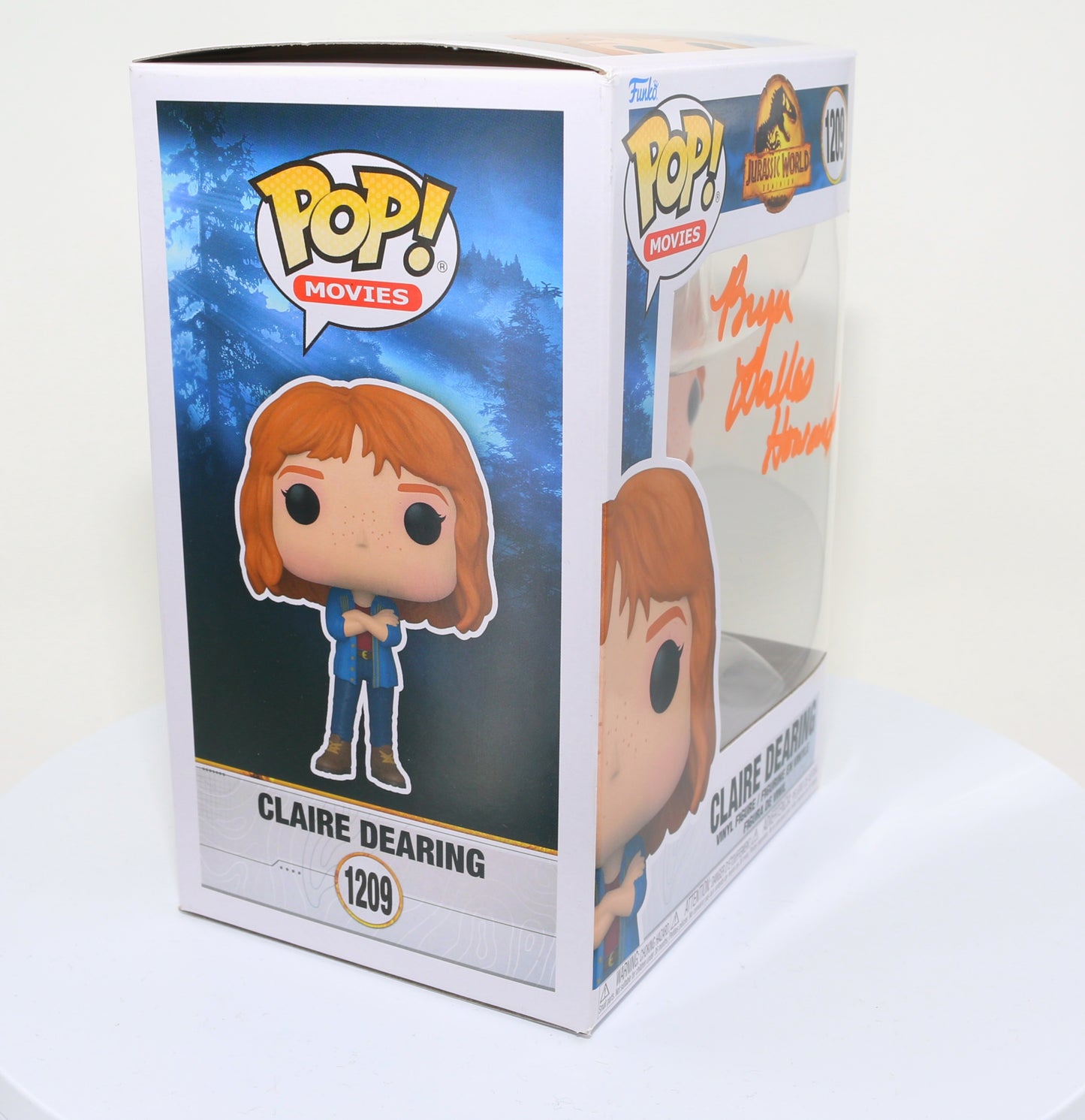 
                  
                    Bryce Dallas Howard as Claire Dearing in Jurassic World Dominion (SWAU Witnessed) Signed Funko POP! #1209
                  
                