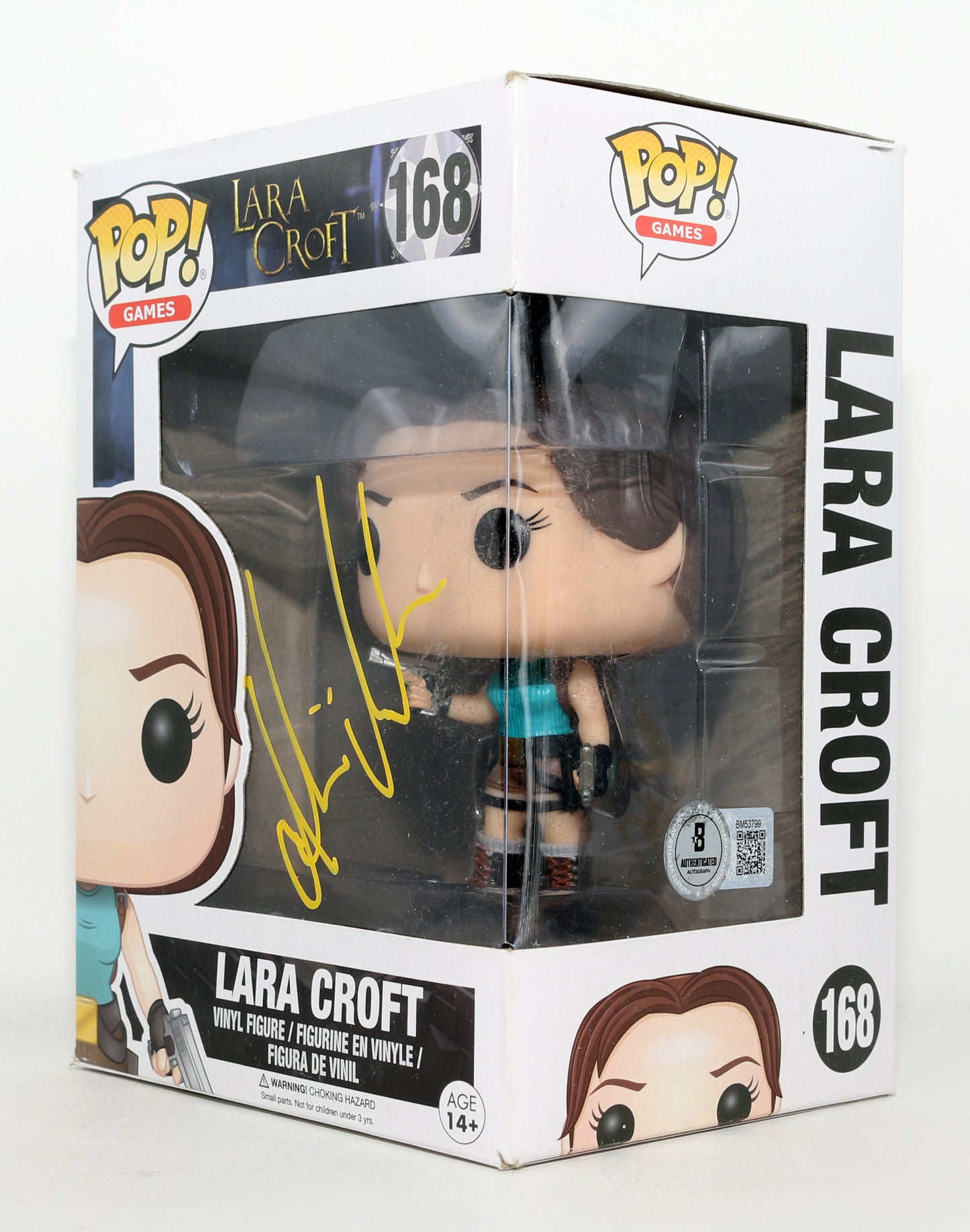 
                  
                    Alicia Vikander as Lara Croft in Tomb Raider (Beckett) Signed Funko POP! #168
                  
                