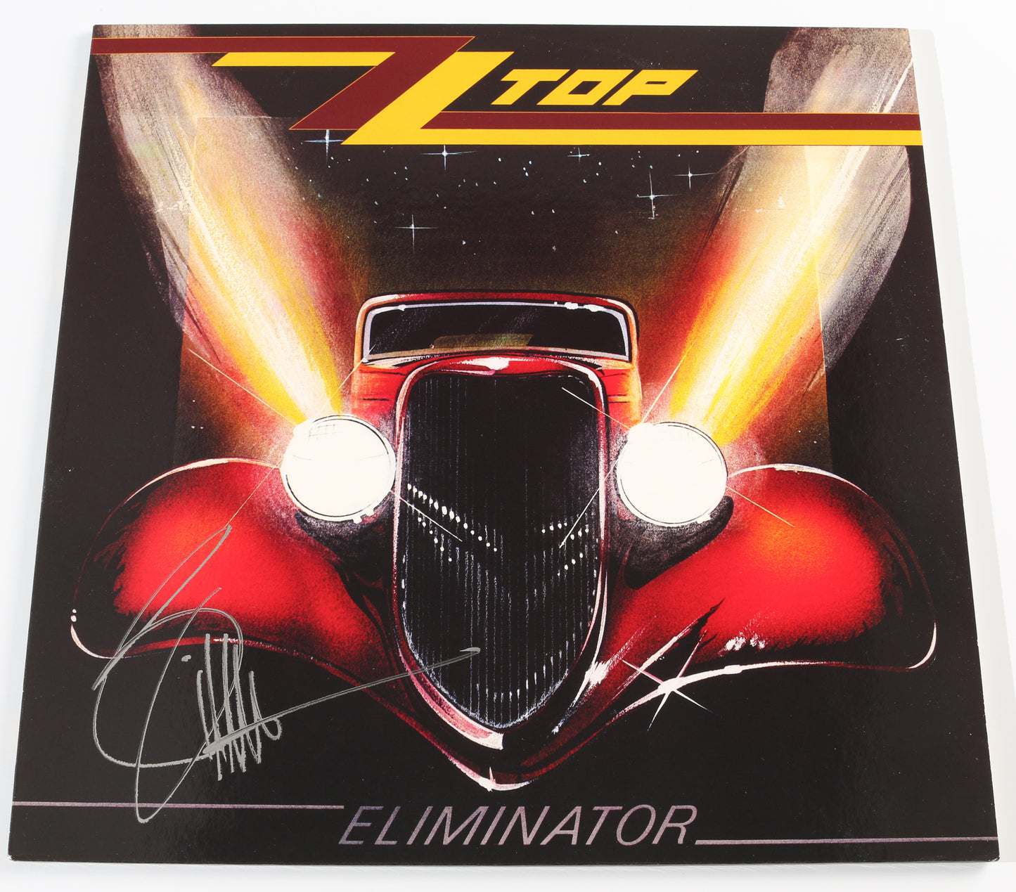 
                  
                    ZZ Top: Eliminator (SWAU) LP 12" Vinyl Record Signed by Lead Singer & Guitarist Billy Gibbons
                  
                
