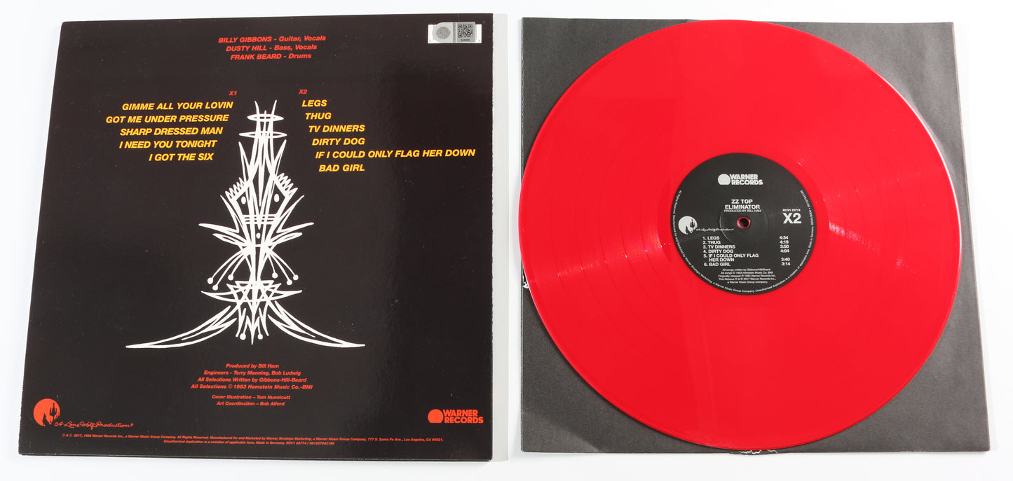 
                  
                    ZZ Top: Eliminator (SWAU) LP 12" Vinyl Record Signed by Lead Singer & Guitarist Billy Gibbons
                  
                