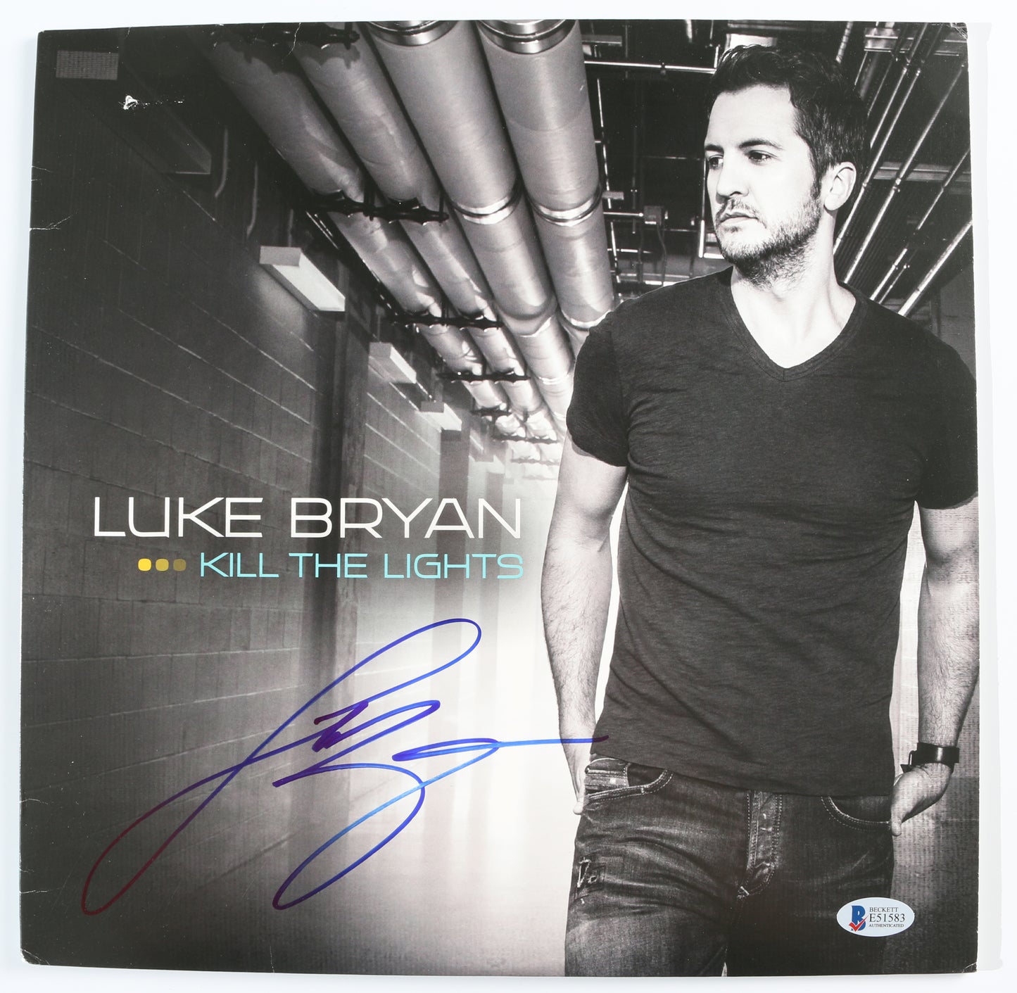 
                  
                    Kill The Lights (Beckett) LP 12" Vinyl Record Signed by Luke Bryan
                  
                