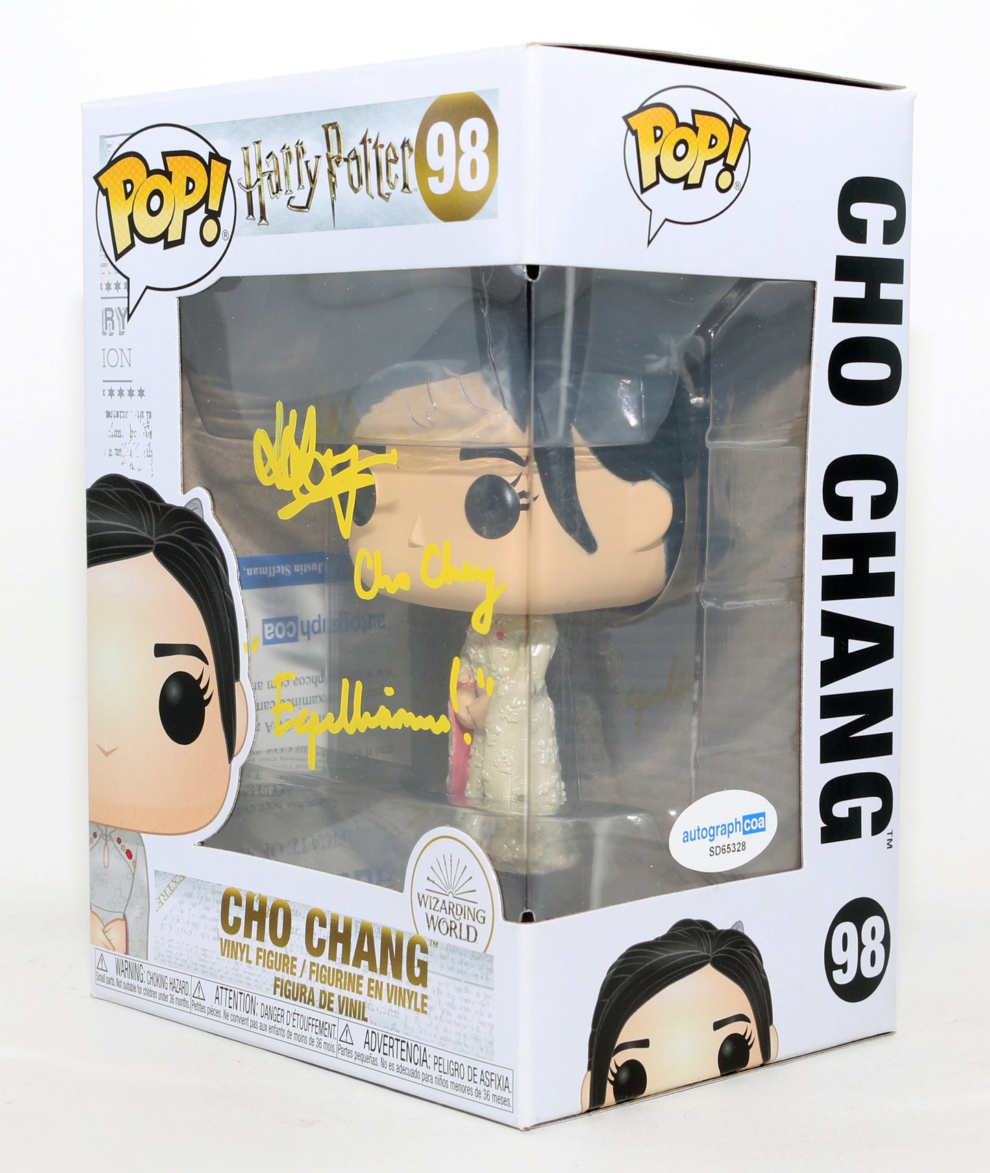
                  
                    Katie Leung as Cho Chang in Harry Potter & the Goblet of Fire Signed Funko POP! #98 with Character Name & Quote
                  
                