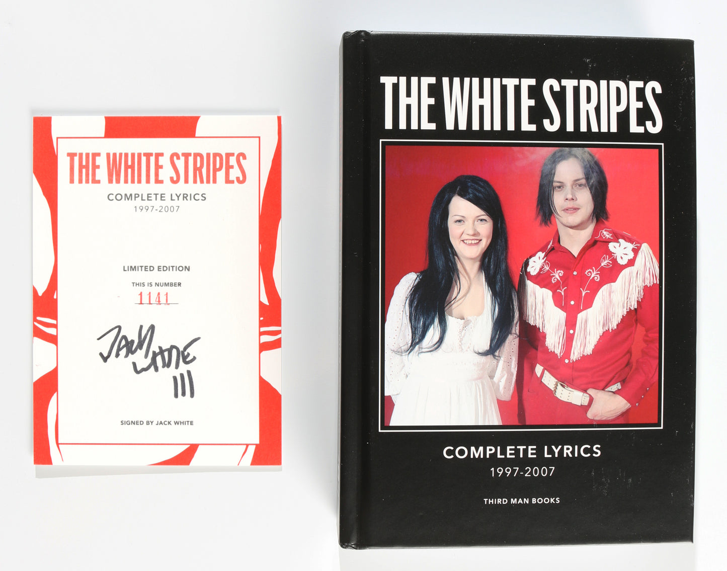 
                  
                    The White Stripes Complete Lyrics 1997-2007 Hardcover Book Signed by Frontman Jack White
                  
                