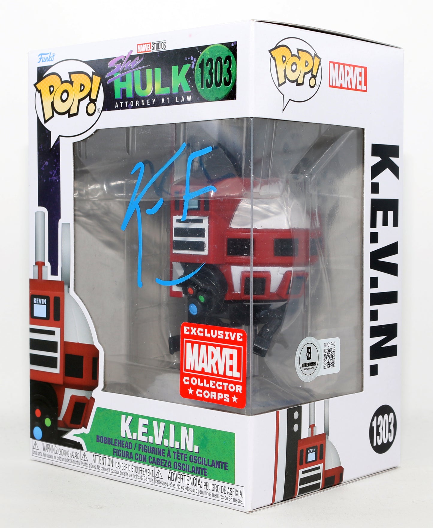 
                  
                    Kevin Feige as K.E.V.I.N. in She-Hulk Marvel Collector Corps Exclusive (Beckett) Signed Funko POP! #1303
                  
                