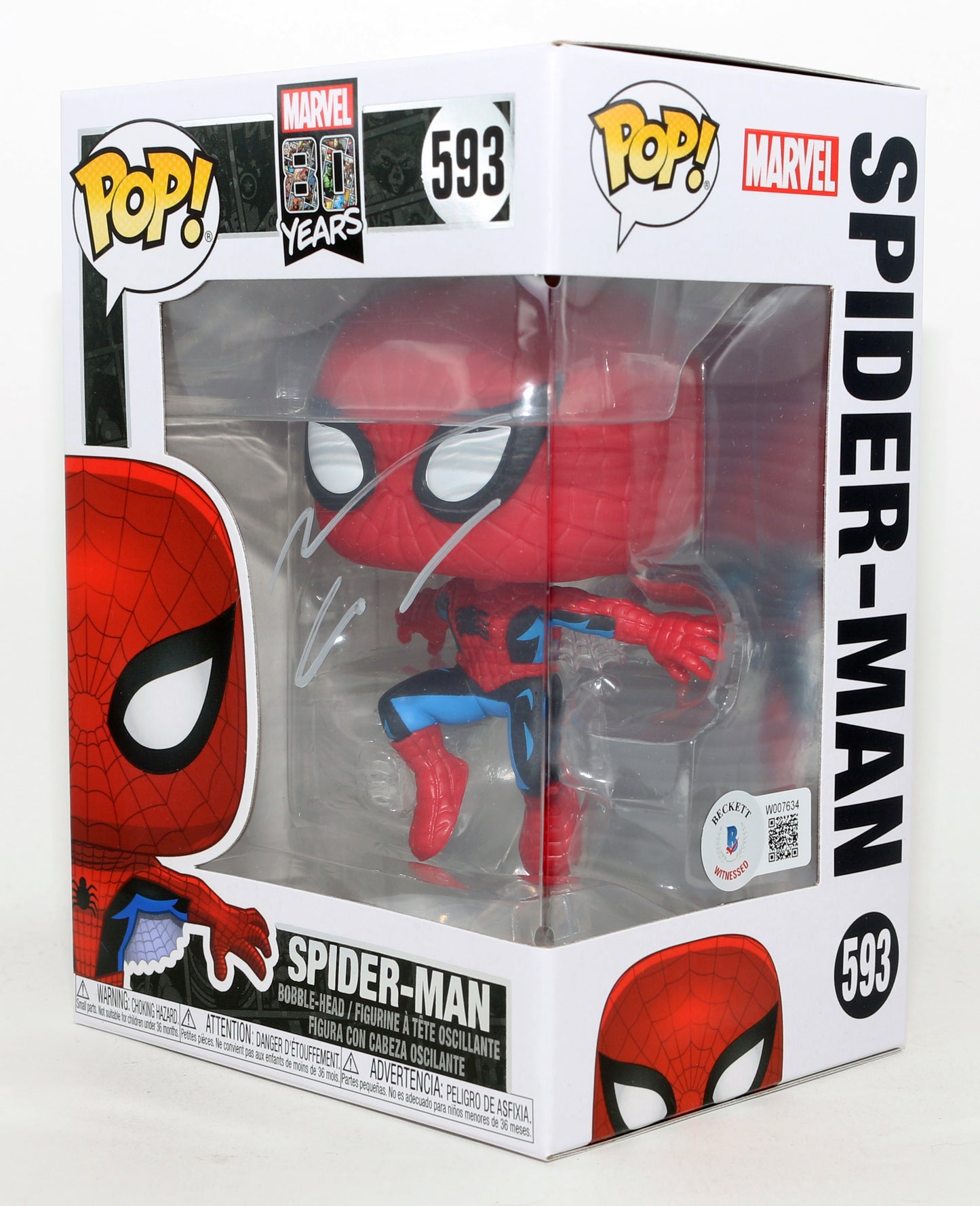 
                  
                    Andrew Garfield as Spider-Man in The Amazing Spider-Man (Beckett) Signed Funko POP! #593
                  
                
