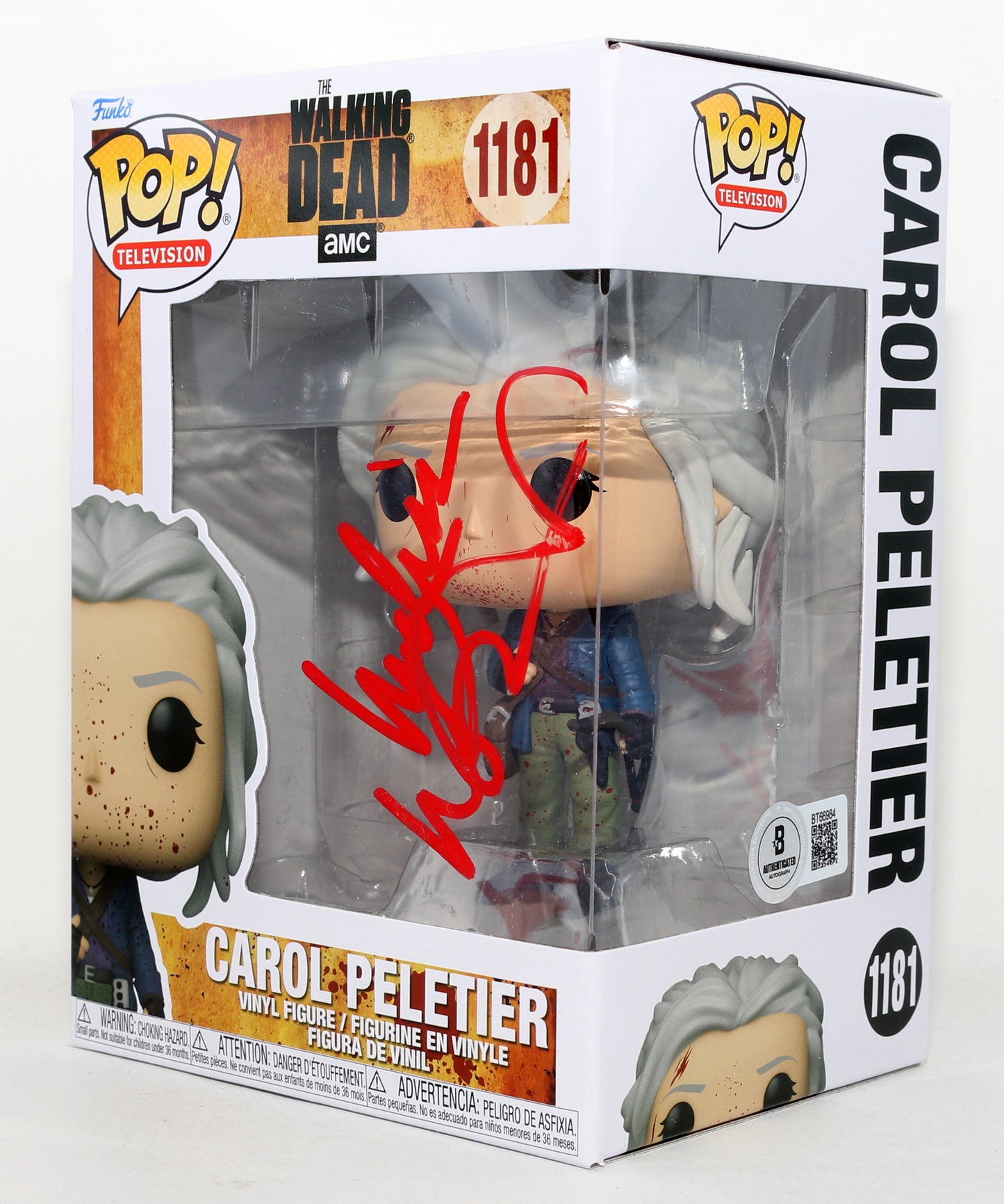 
                  
                    Melissa McBride as Carol Peletier in The Walking Dead (Beckett) Signed Funko POP! #1181
                  
                