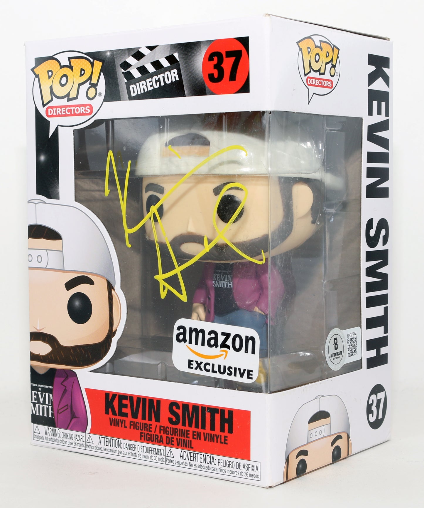 
                  
                    Kevin Smith director of Jay & Silent Bob, Dogma, & Clerks Amazon Exclusive (Beckett) Signed Funko POP! #37
                  
                