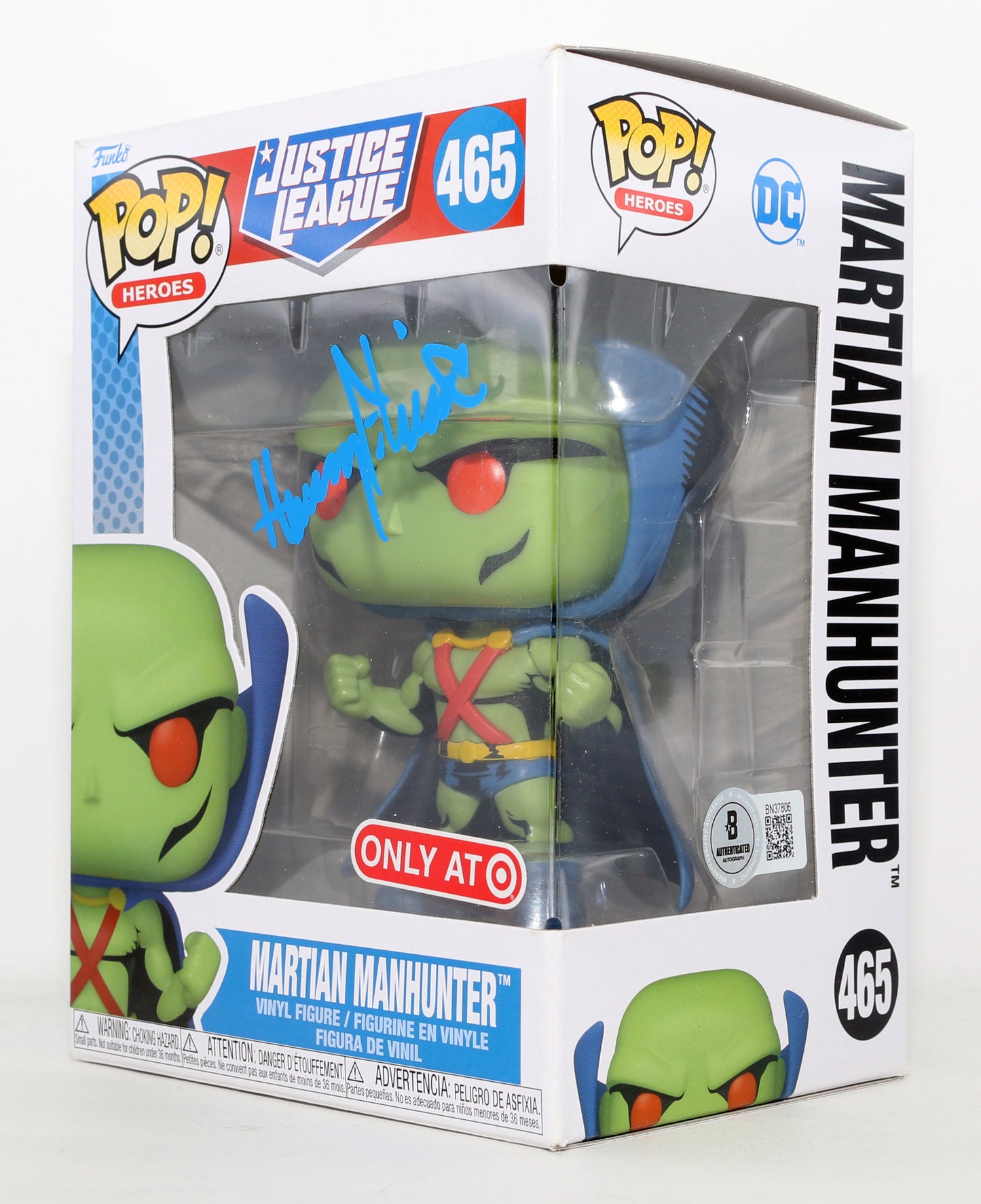 
                  
                    Harry Lennix as Martian Manhunter in Zack Snyder's Justice League Target Exclusive (Beckett) Signed Funko POP! #465
                  
                