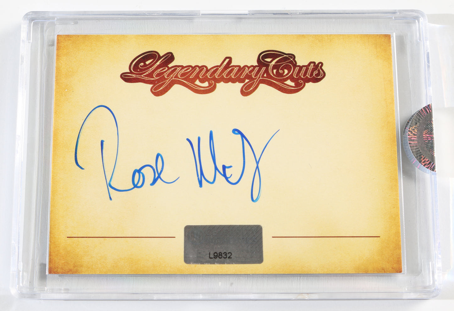 
                  
                    Rose McGowan from Grindhouse, Law & Order, & Charmed (Celebrity Authentics) Signed Trading Card
                  
                