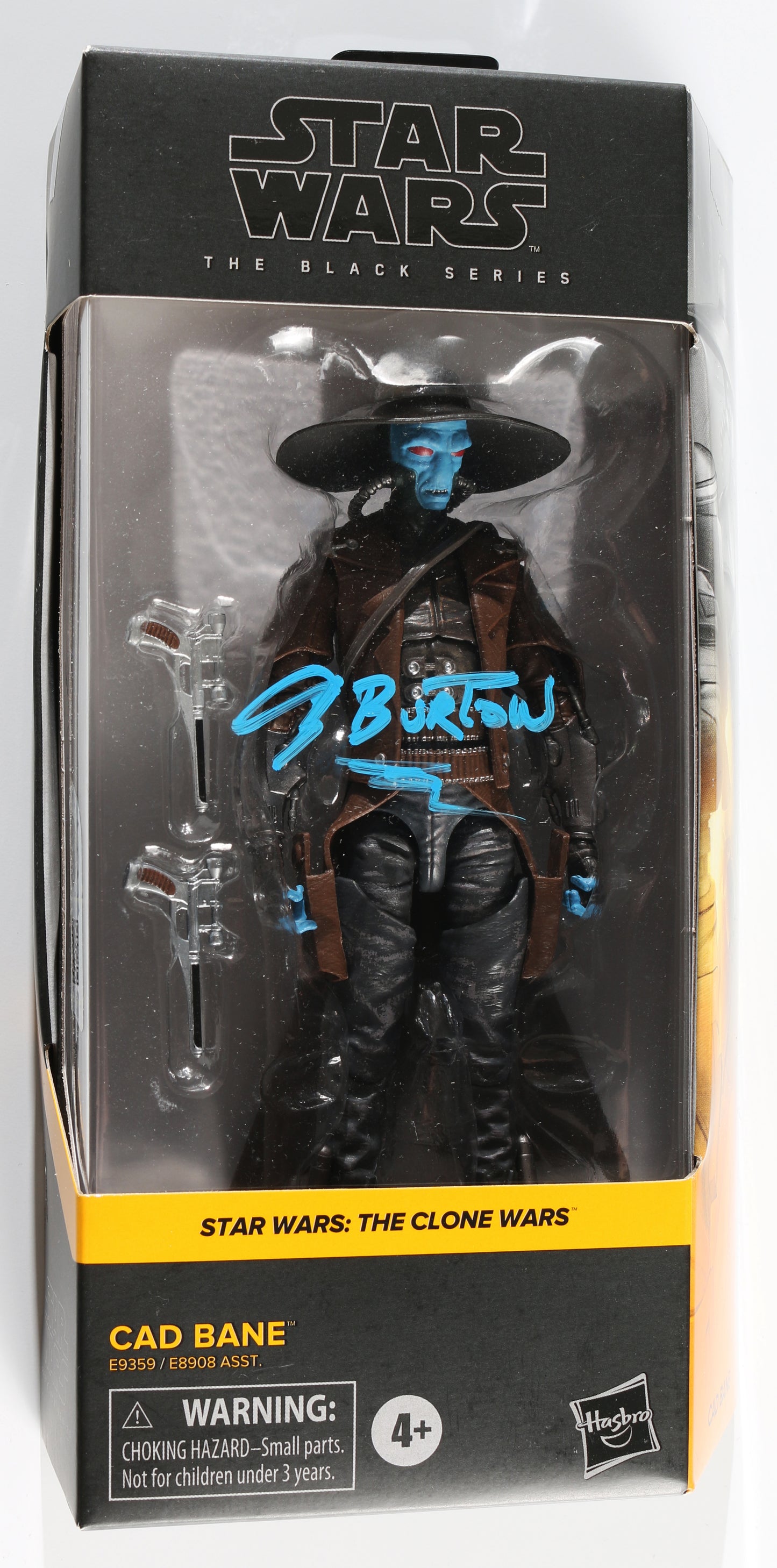 
                  
                    Corey Burton as Cad Bane in Star Wars: The Cone Wars (SWAU) Signed Black Series Figure
                  
                