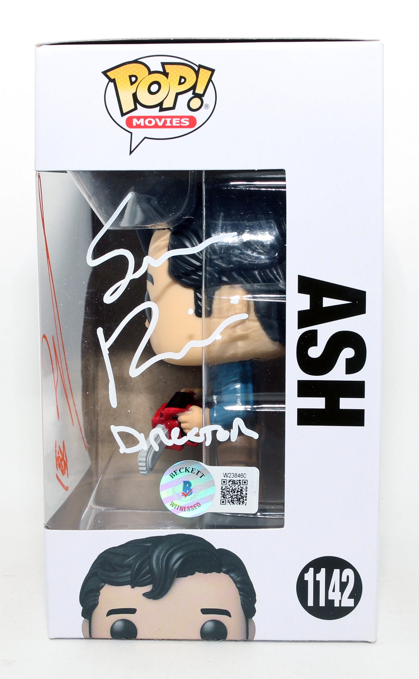 
                  
                    Bruce Campbell as Ash & Sam Raimi as the Director of The Evil Dead (Beckett) Signed Funko POP! #1142 with Character Names
                  
                