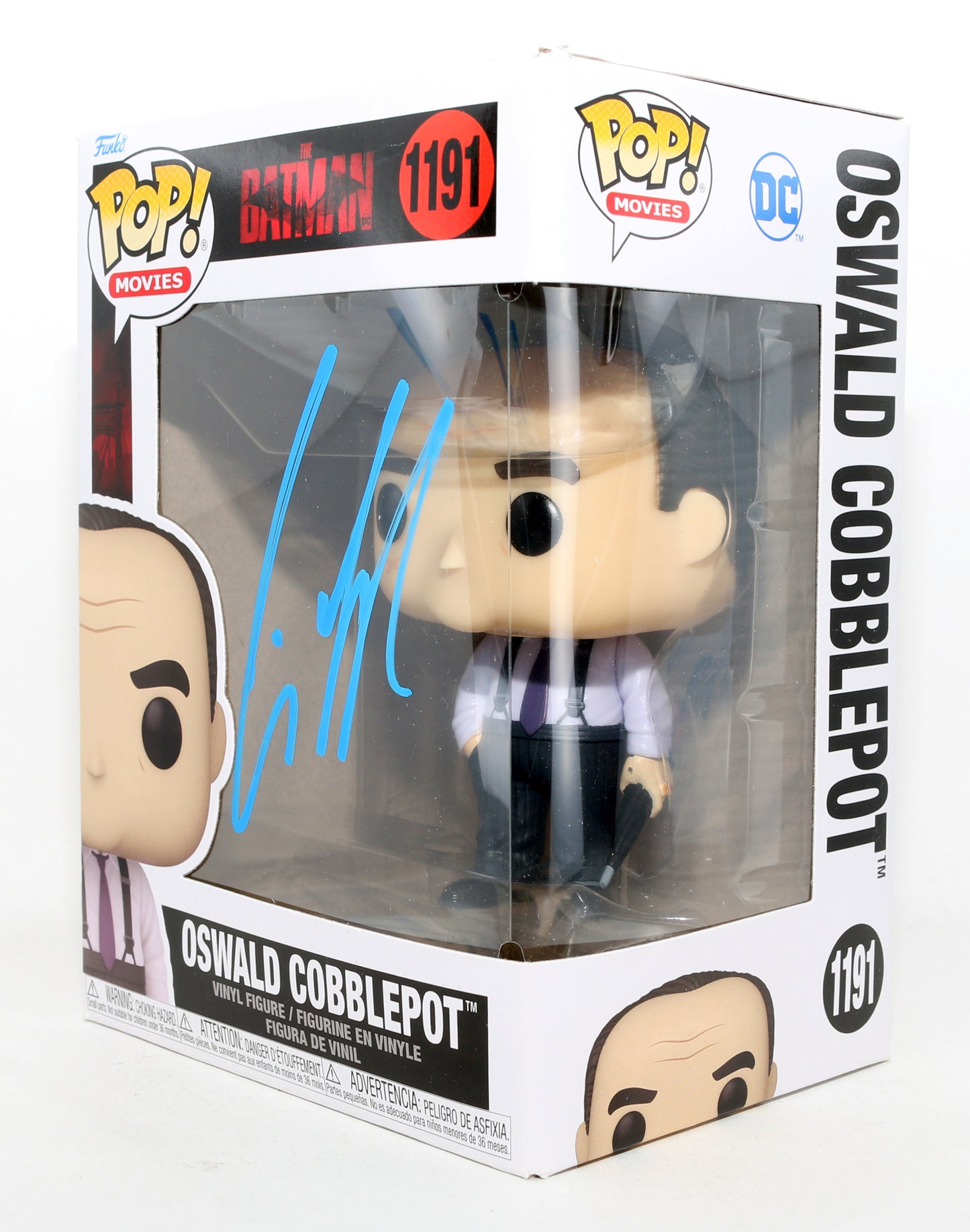
                  
                    Colin Farrell as The Penguin in The Batman Signed Funko POP! #1191
                  
                