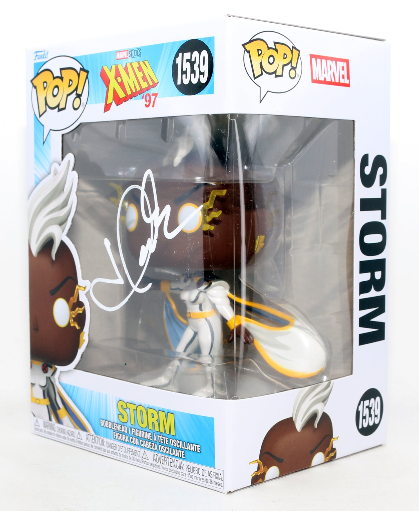 
                  
                    Halle Berry as Storm in X-Men Signed Funko POP! #1539
                  
                
