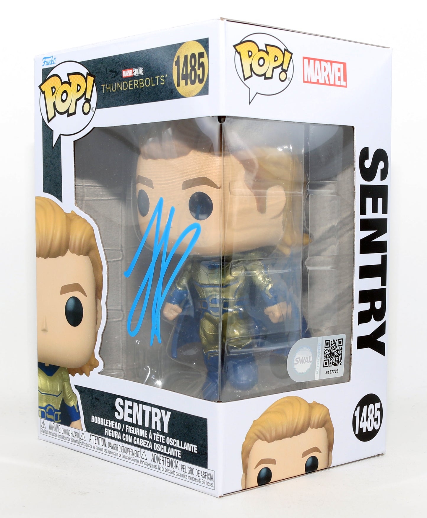 
                  
                    Lewis Pullman as Sentry in Thunderbolts* / The New Avengers (SWAU) Signed Funko POP! #1485
                  
                