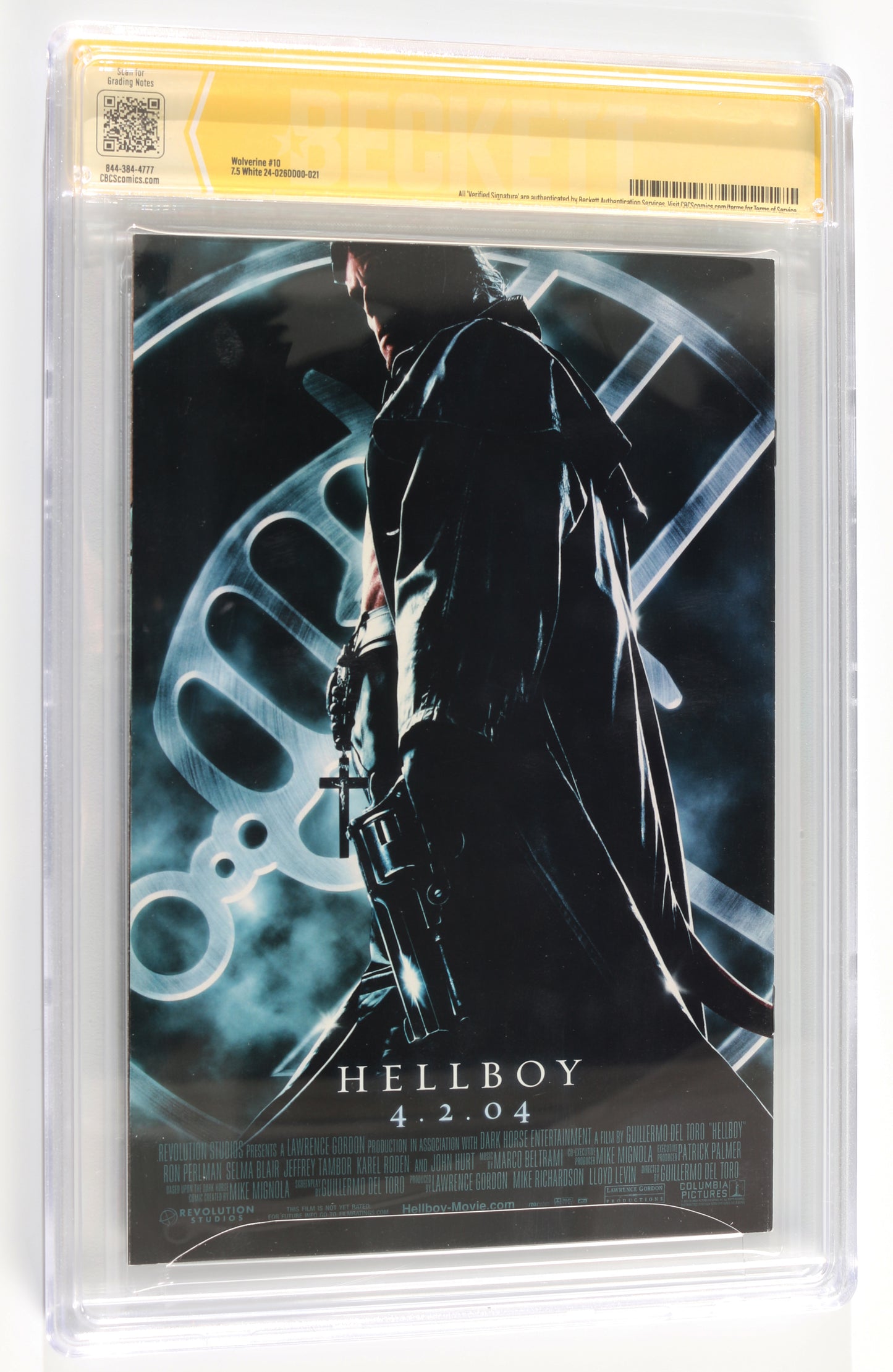 
                  
                    Wolverine #10 - Signed by Hugh Jackman (CBCS Witnessed Signature) 2004
                  
                