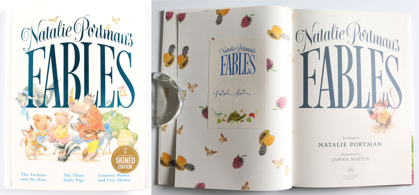
                  
                    Natalie Portman's Fables Hardcover Children's Picture Book Signed by Natalie Portman
                  
                