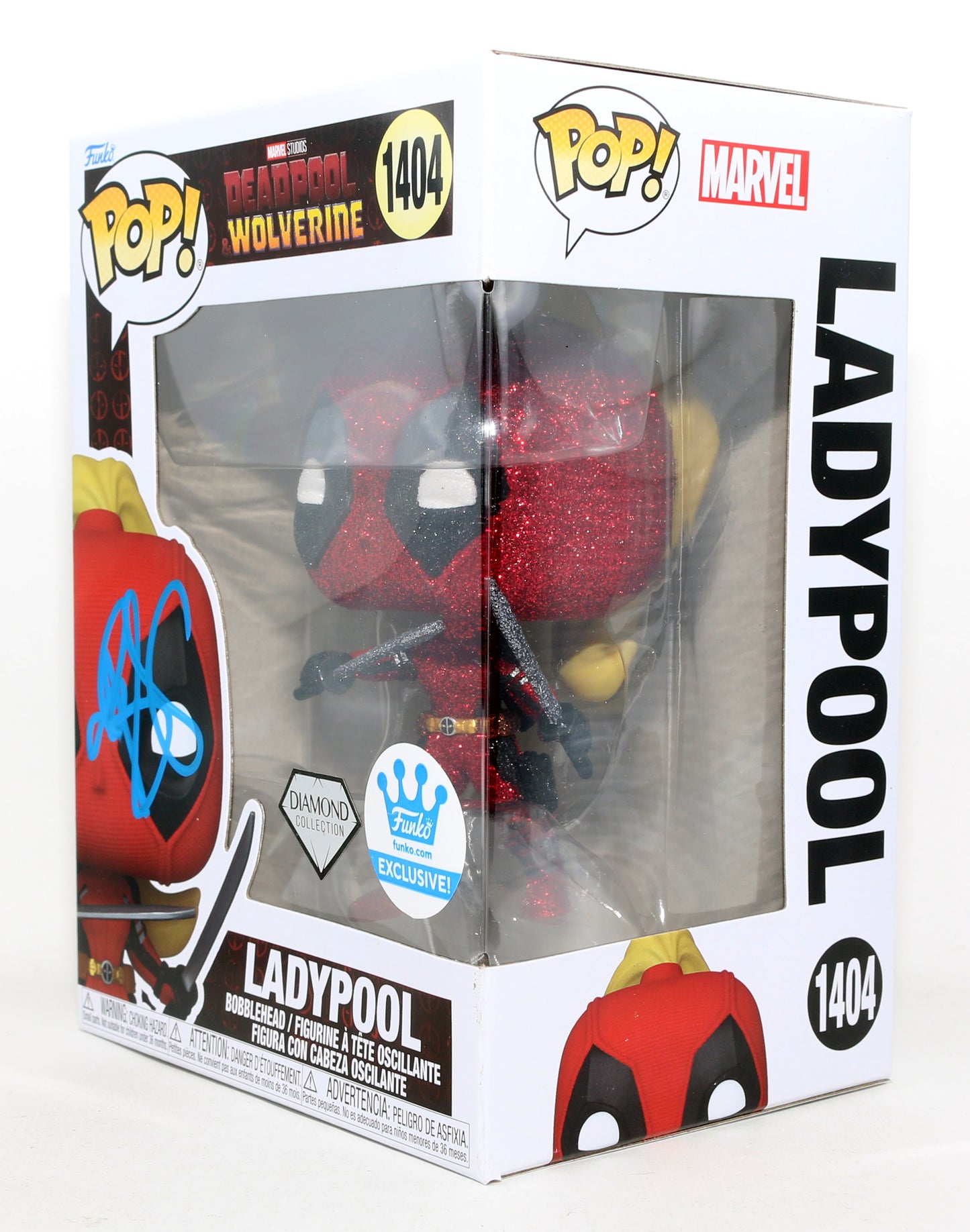 
                  
                    Blake Lively as Ladypool in Deadpool & Wolverine Diamond Edition Funko Store Exclusive Signed Funko POP! #1404
                  
                