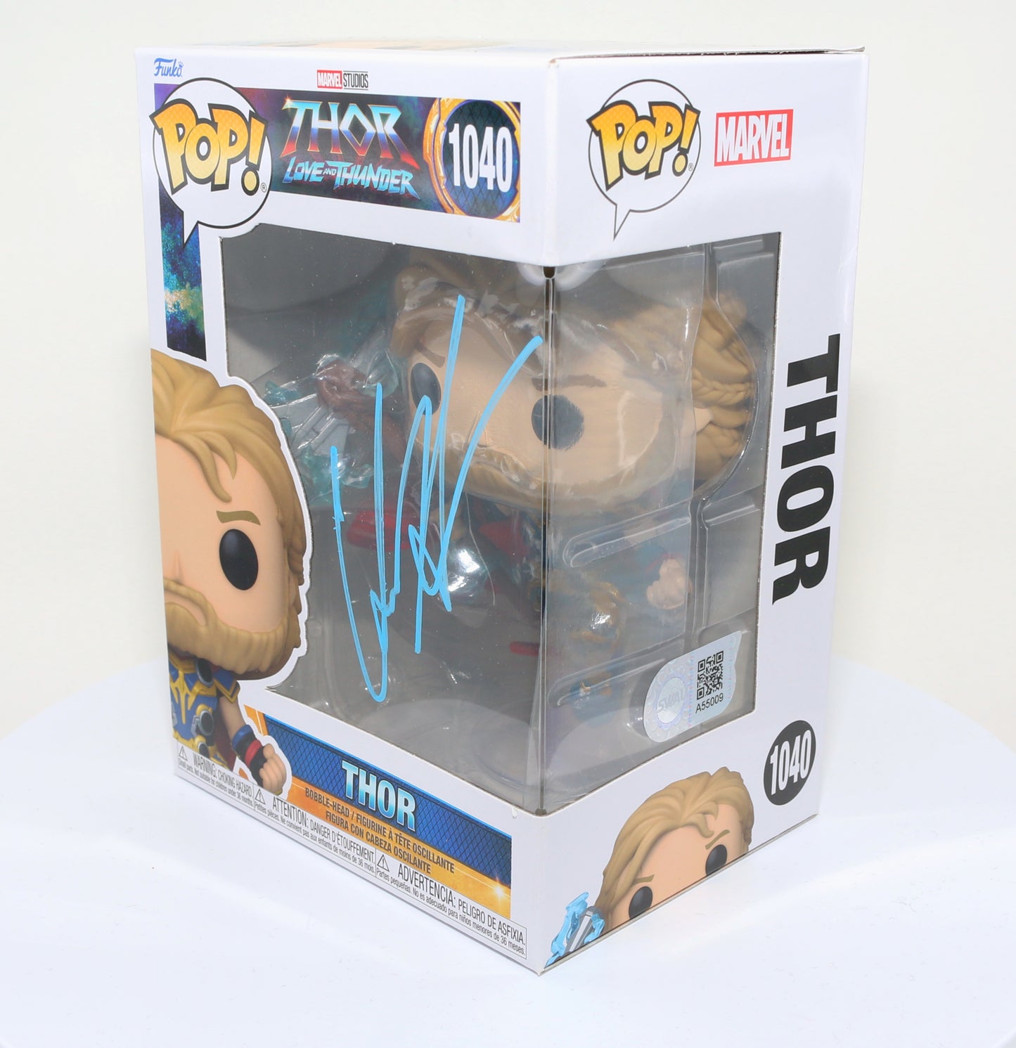 
                  
                    Chris Hemsworth as Thor in Thor: Love and Thunder (SWAU) Signed Funko POP!  #1040
                  
                