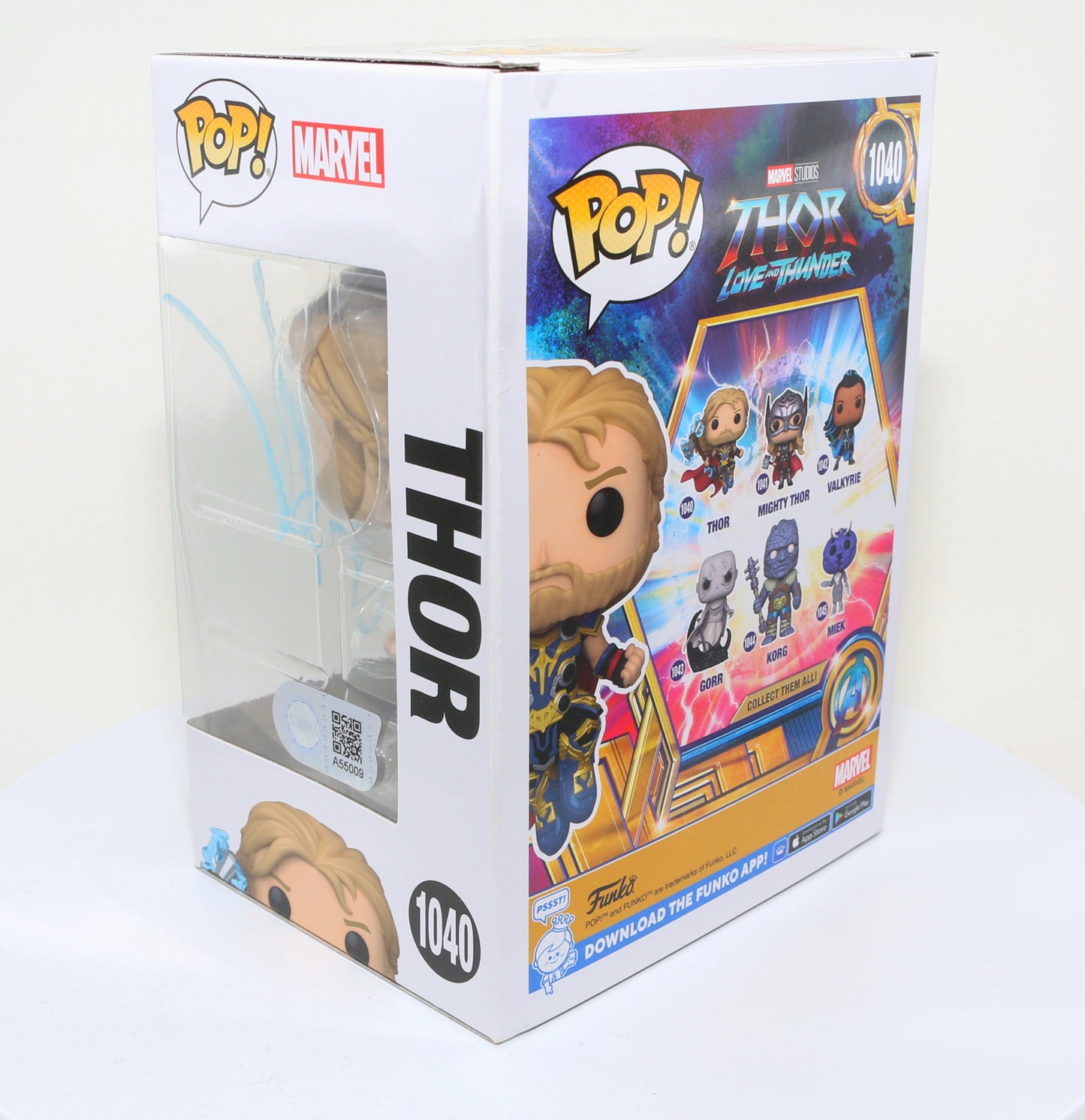 
                  
                    Chris Hemsworth as Thor in Thor: Love and Thunder (SWAU) Signed Funko POP!  #1040
                  
                