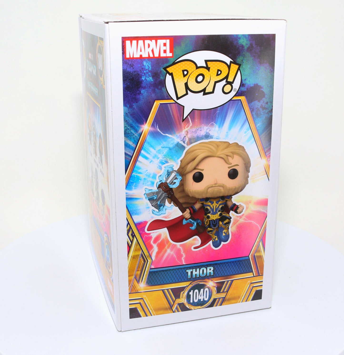 
                  
                    Chris Hemsworth as Thor in Thor: Love and Thunder (SWAU) Signed Funko POP!  #1040
                  
                