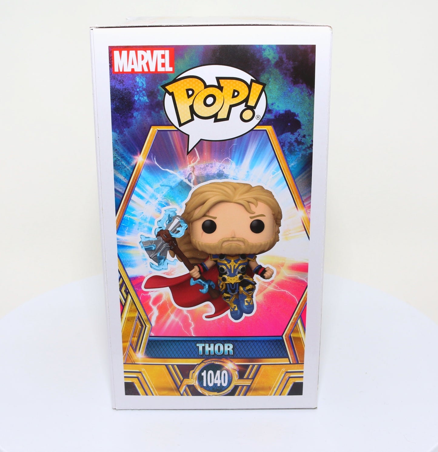 
                  
                    Chris Hemsworth as Thor in Thor: Love and Thunder (SWAU) Signed Funko POP!  #1040
                  
                