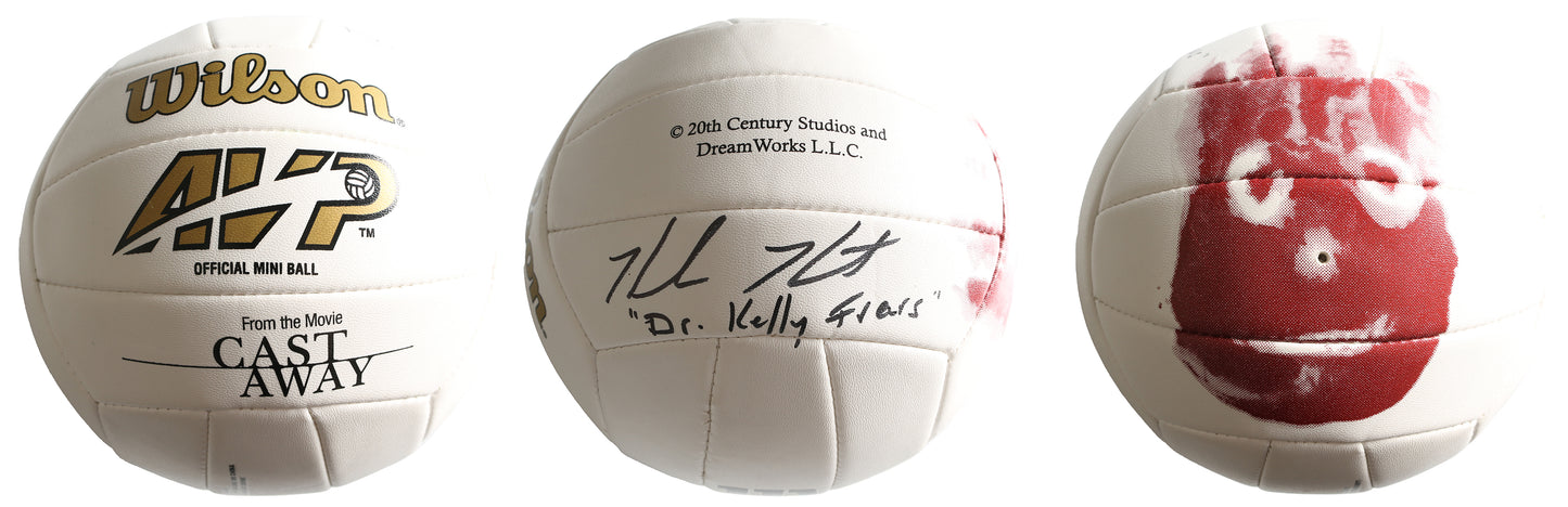 
                  
                    Helen Hunt as Dr. Kelly Frears in  Cast Away Prop Replica Wilson Official Mini Volleyball
                  
                