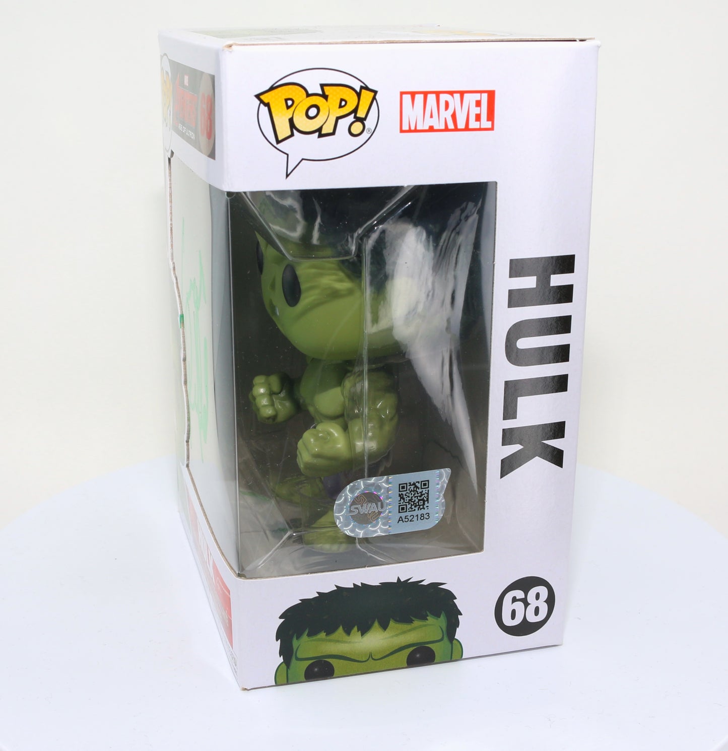 
                  
                    Mark Ruffalo as Hulk in Avengers: Age of Ultron (SWAU Witnessed) Signed Funko POP!  #68
                  
                