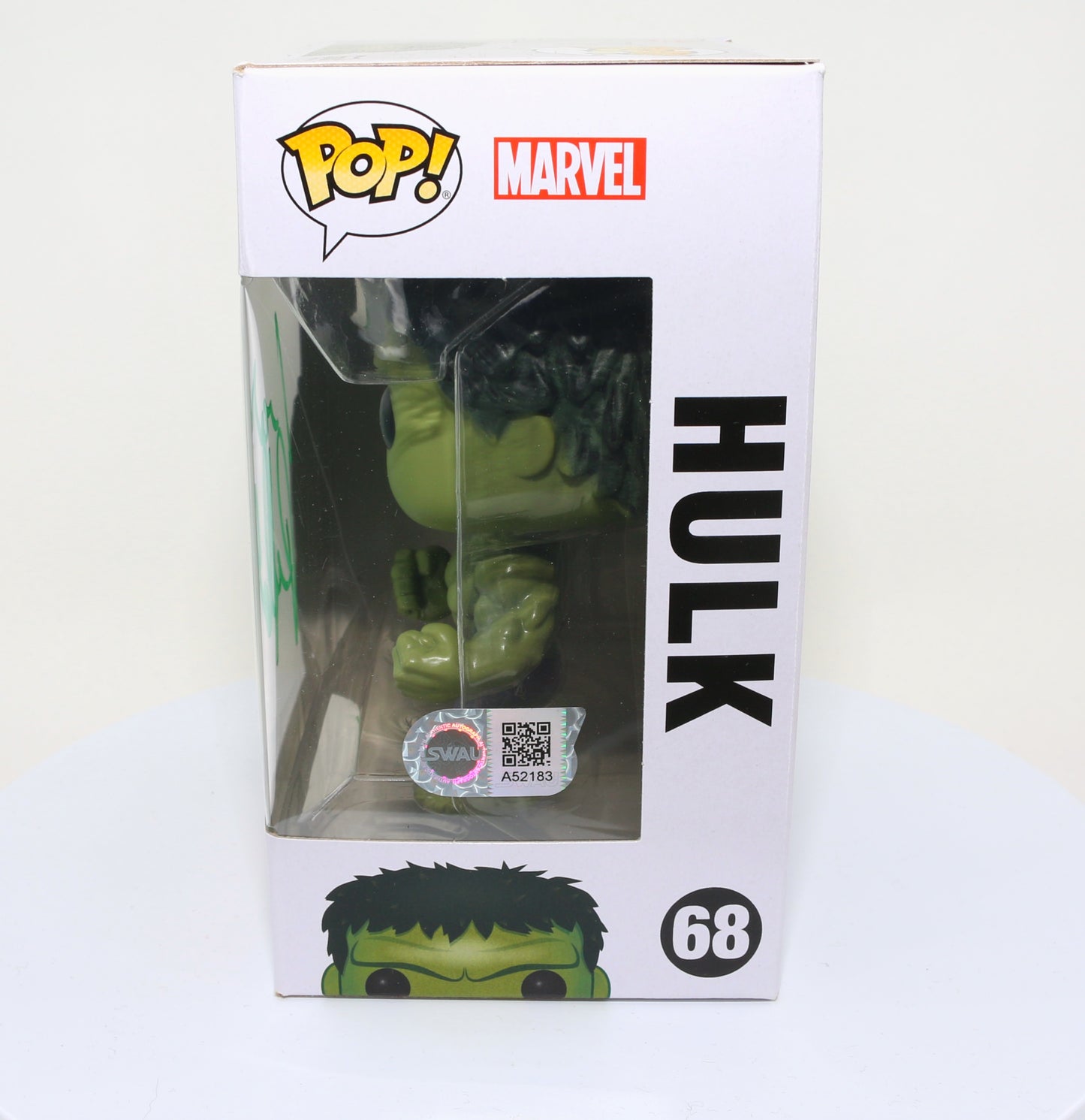 
                  
                    Mark Ruffalo as Hulk in Avengers: Age of Ultron (SWAU Witnessed) Signed Funko POP!  #68
                  
                
