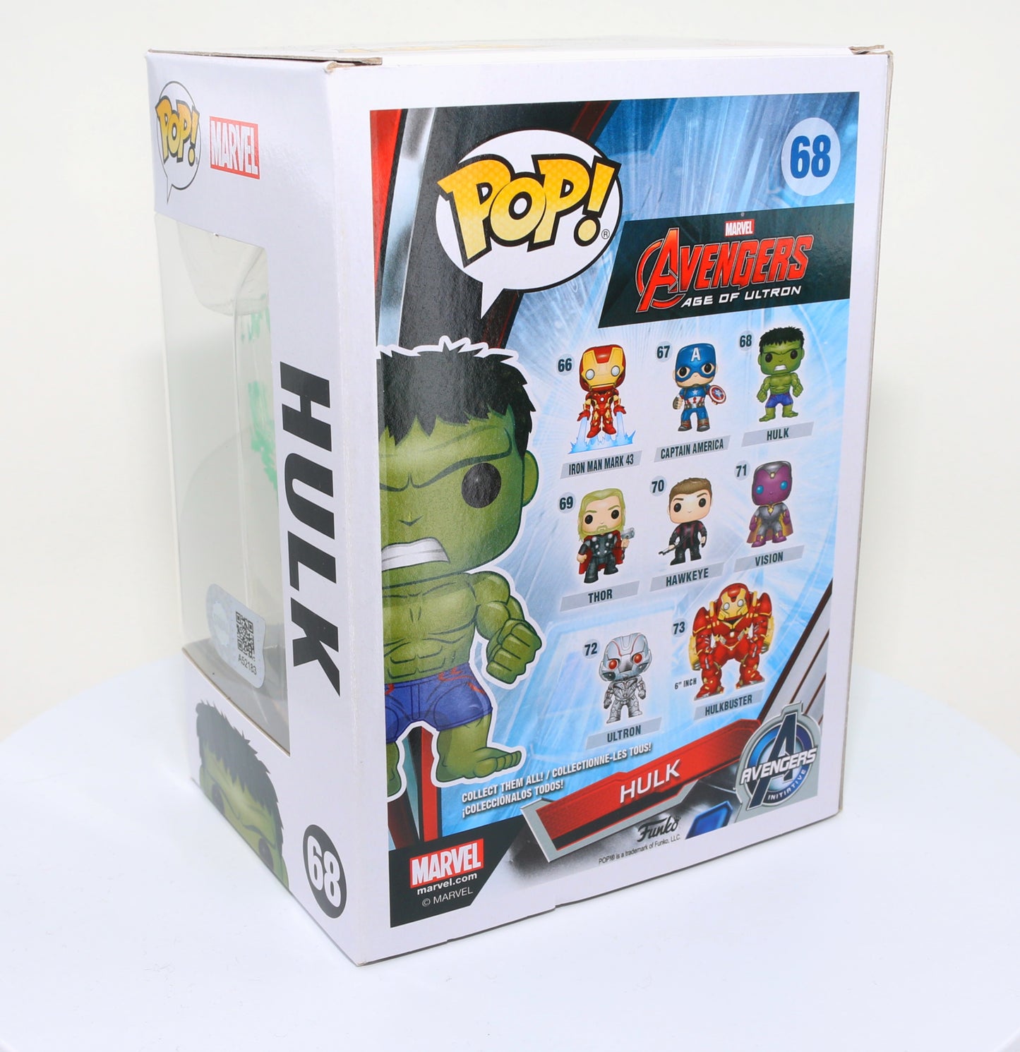 
                  
                    Mark Ruffalo as Hulk in Avengers: Age of Ultron (SWAU Witnessed) Signed Funko POP!  #68
                  
                
