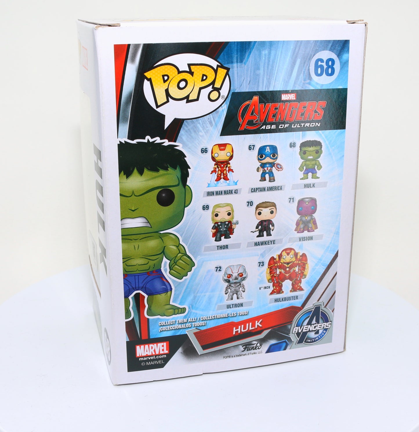 
                  
                    Mark Ruffalo as Hulk in Avengers: Age of Ultron (SWAU Witnessed) Signed Funko POP!  #68
                  
                