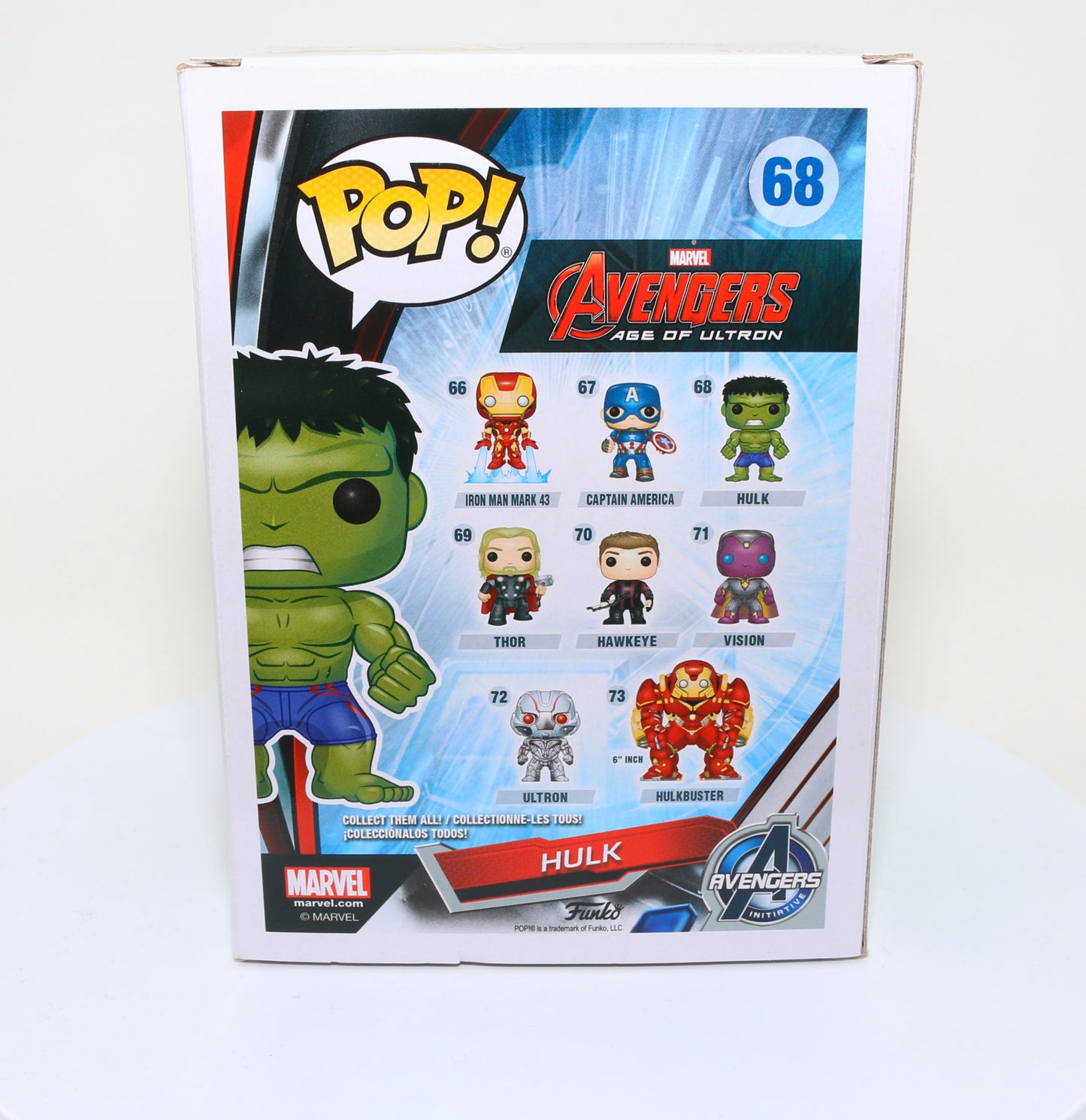 
                  
                    Mark Ruffalo as Hulk in Avengers: Age of Ultron (SWAU Witnessed) Signed Funko POP!  #68
                  
                