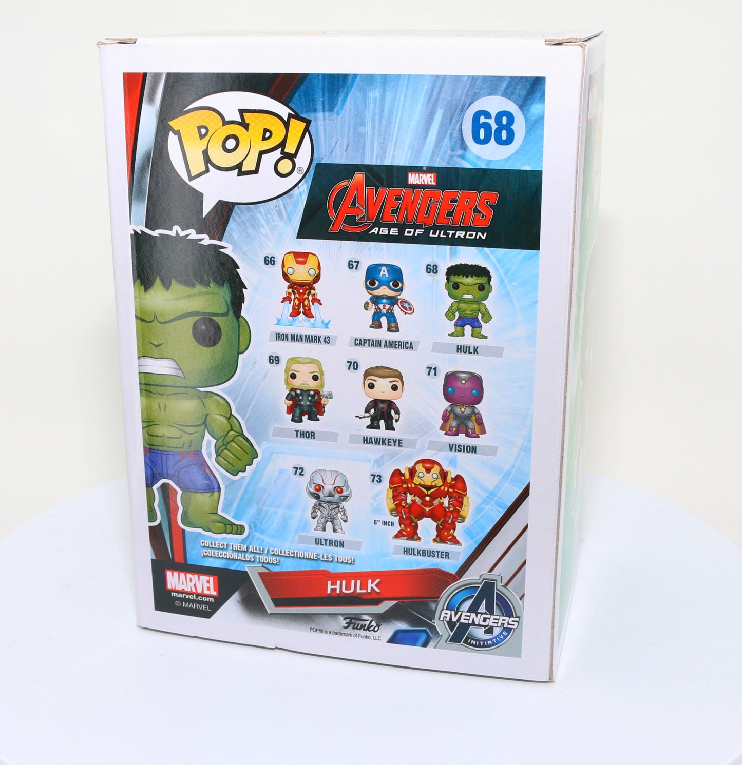 
                  
                    Mark Ruffalo as Hulk in Avengers: Age of Ultron (SWAU Witnessed) Signed Funko POP!  #68
                  
                