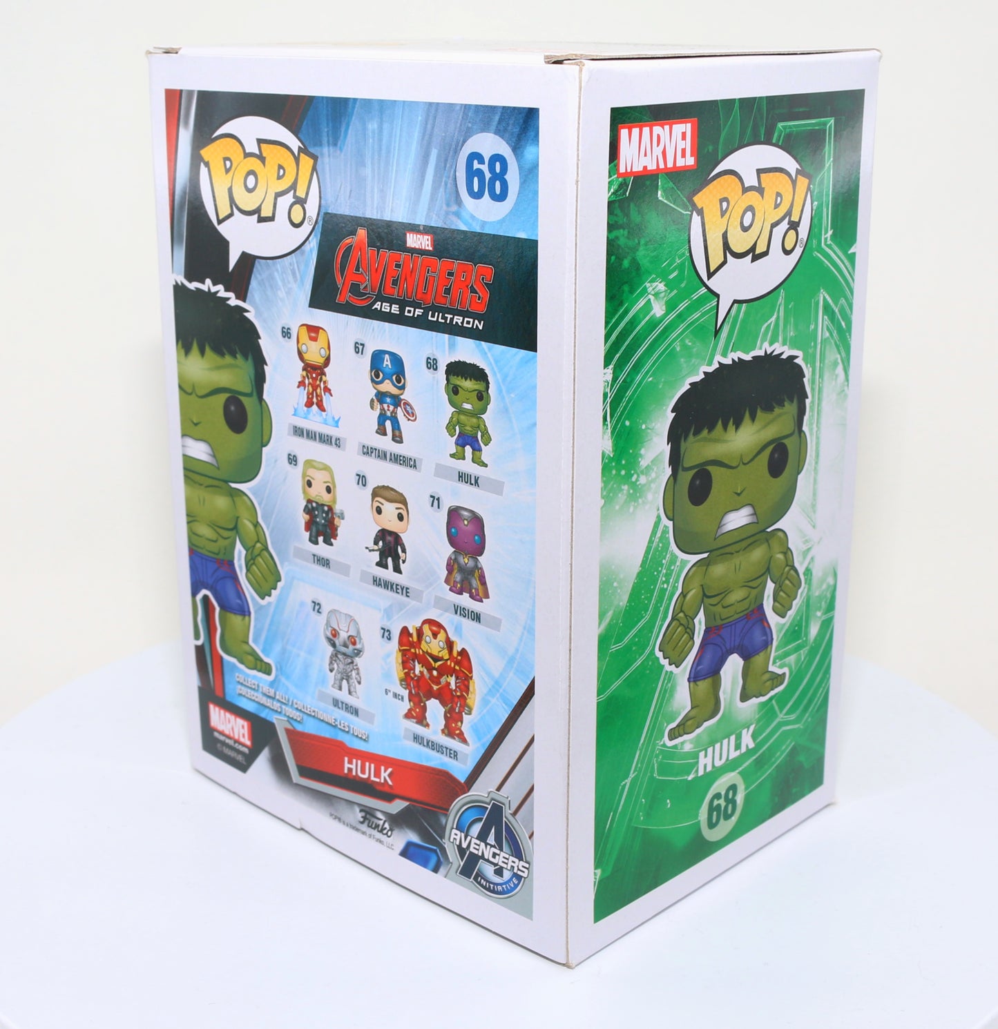 
                  
                    Mark Ruffalo as Hulk in Avengers: Age of Ultron (SWAU Witnessed) Signed Funko POP!  #68
                  
                