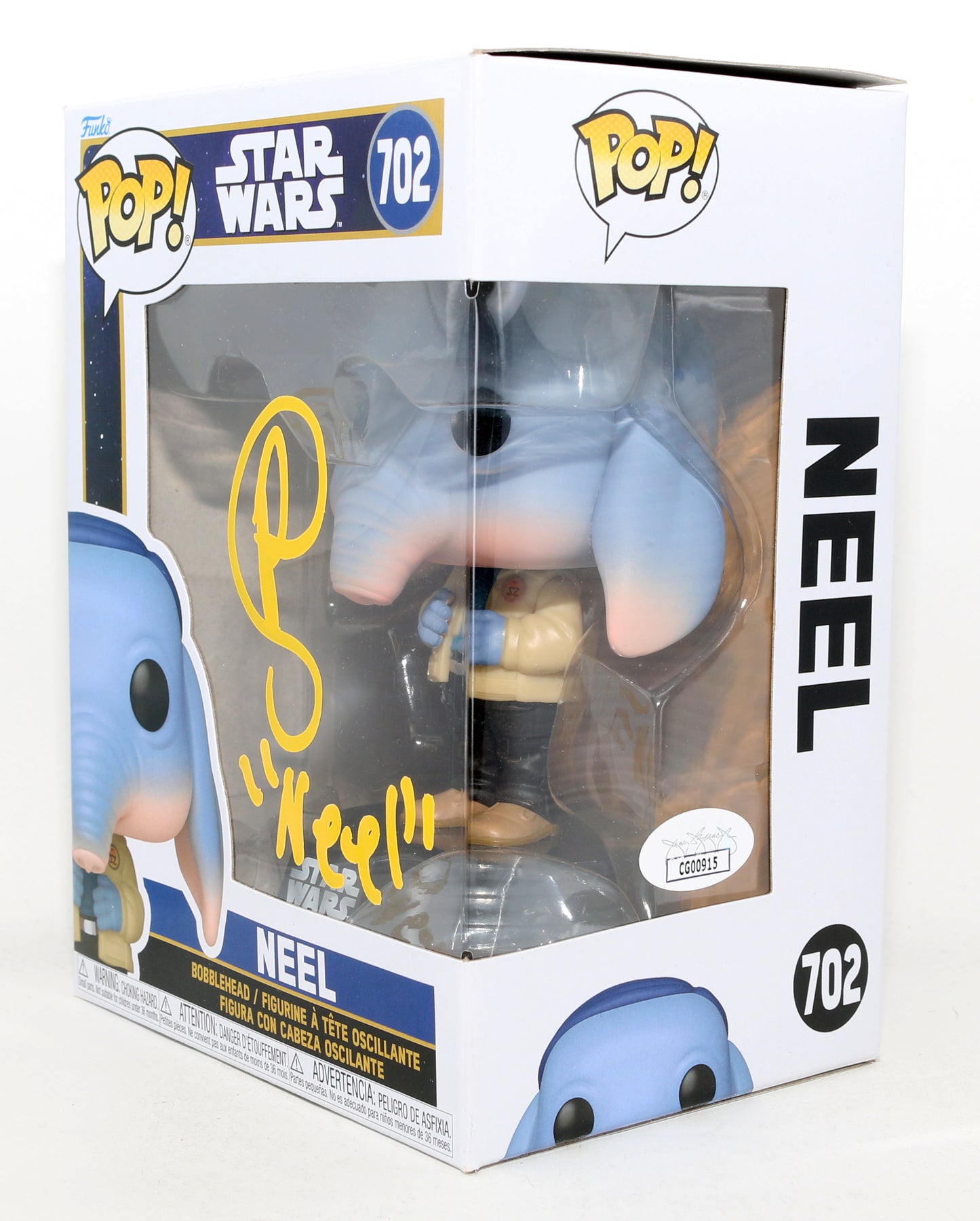 
                  
                    Robert Timothy Smith as Neel in Star Wars: Skeleton Crew (JSA) Signed Funko POP! #702 with Character Name
                  
                