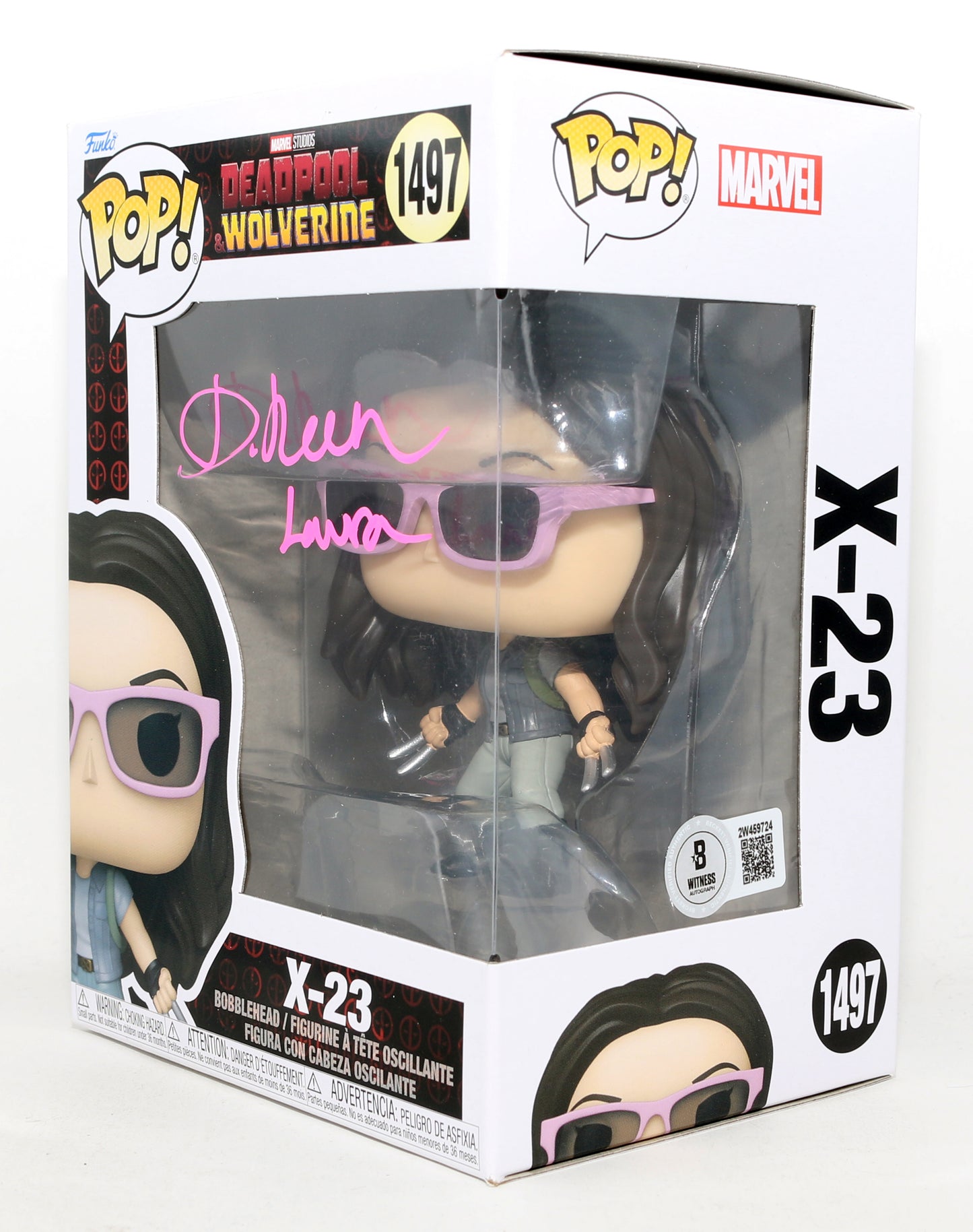 
                  
                    Dafne Keen as X-23 in Deadpool & Wolverine (Beckett) Signed Funko POP! #1497 with Character Name
                  
                