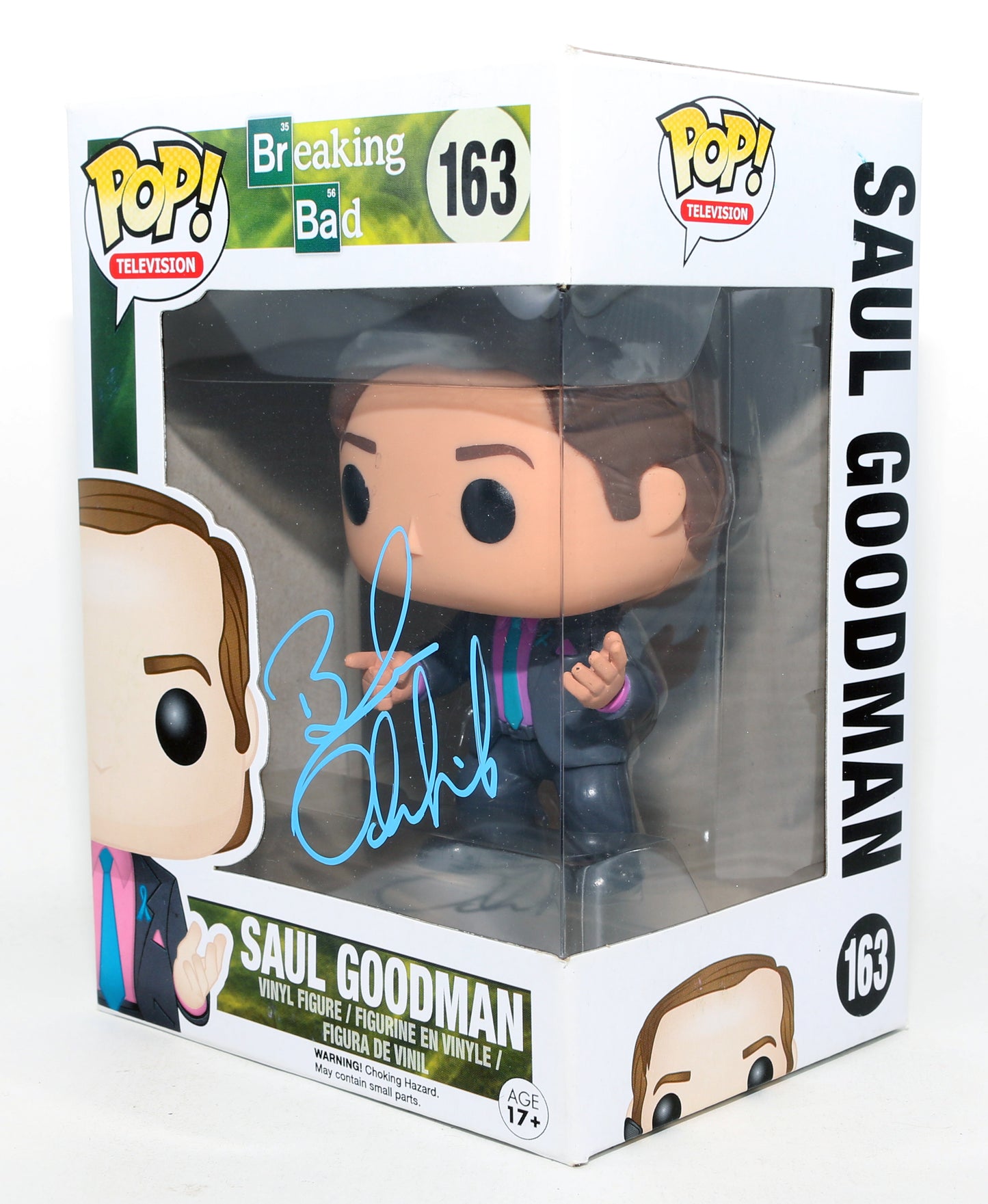 
                  
                    Bob Odenkirk as Saul Goodman in Breaking Bad/Better Call Saul Signed Funko POP! #163
                  
                