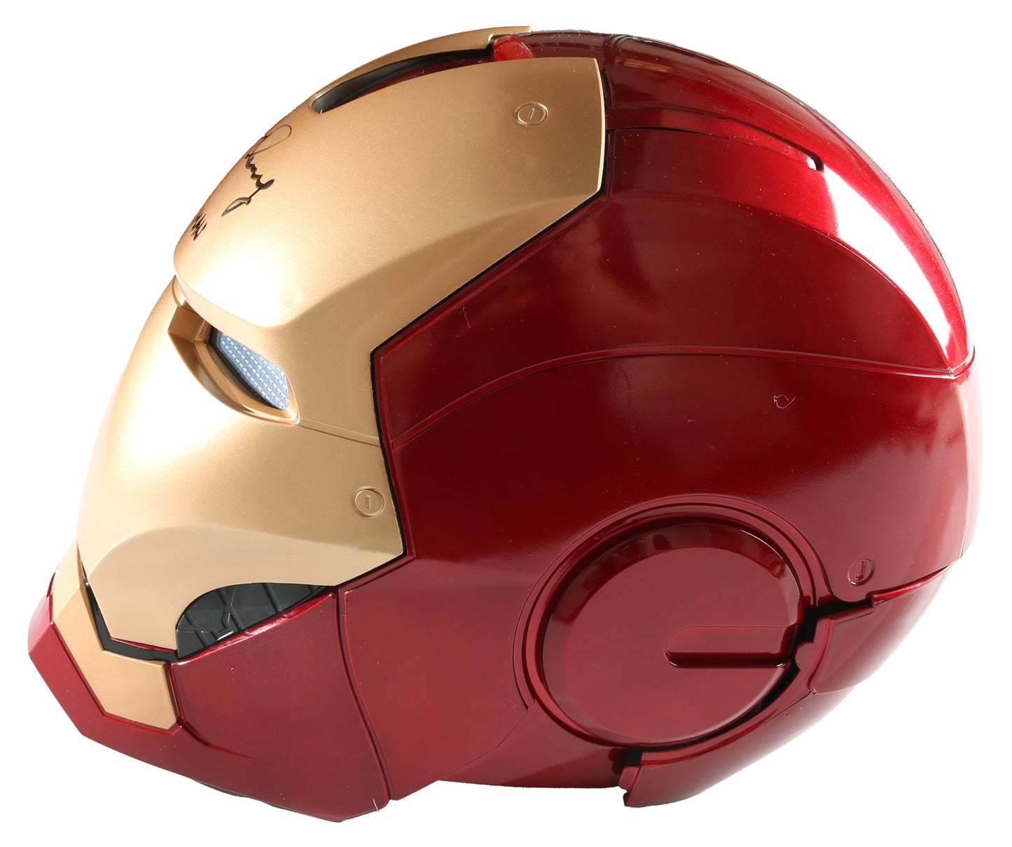 
                  
                    Iron Man Prop Replica Hasbro Legends Series Electronic Helmet (SWAU) Signed by Robert Downey Jr.
                  
                