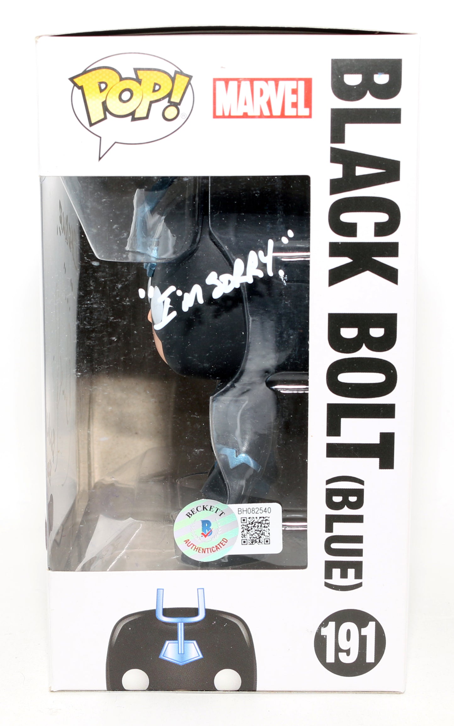 
                  
                    Anson Mount as Black Bolt in Doctor Strange in the Multiverse of Madness (Beckett) Signed Funko POP! #191 with Character Name & Quote
                  
                