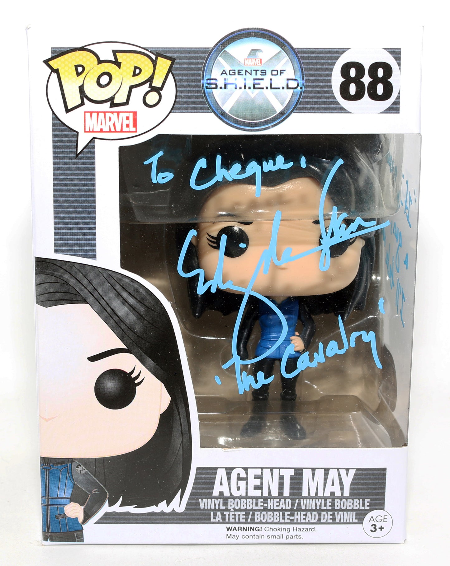 
                  
                    Ming-Na Wen as Agent May in Agents of S.H.I.E.L.D. (SWAU) Signed Funko POP!  #88 with Character Name & Quote
                  
                