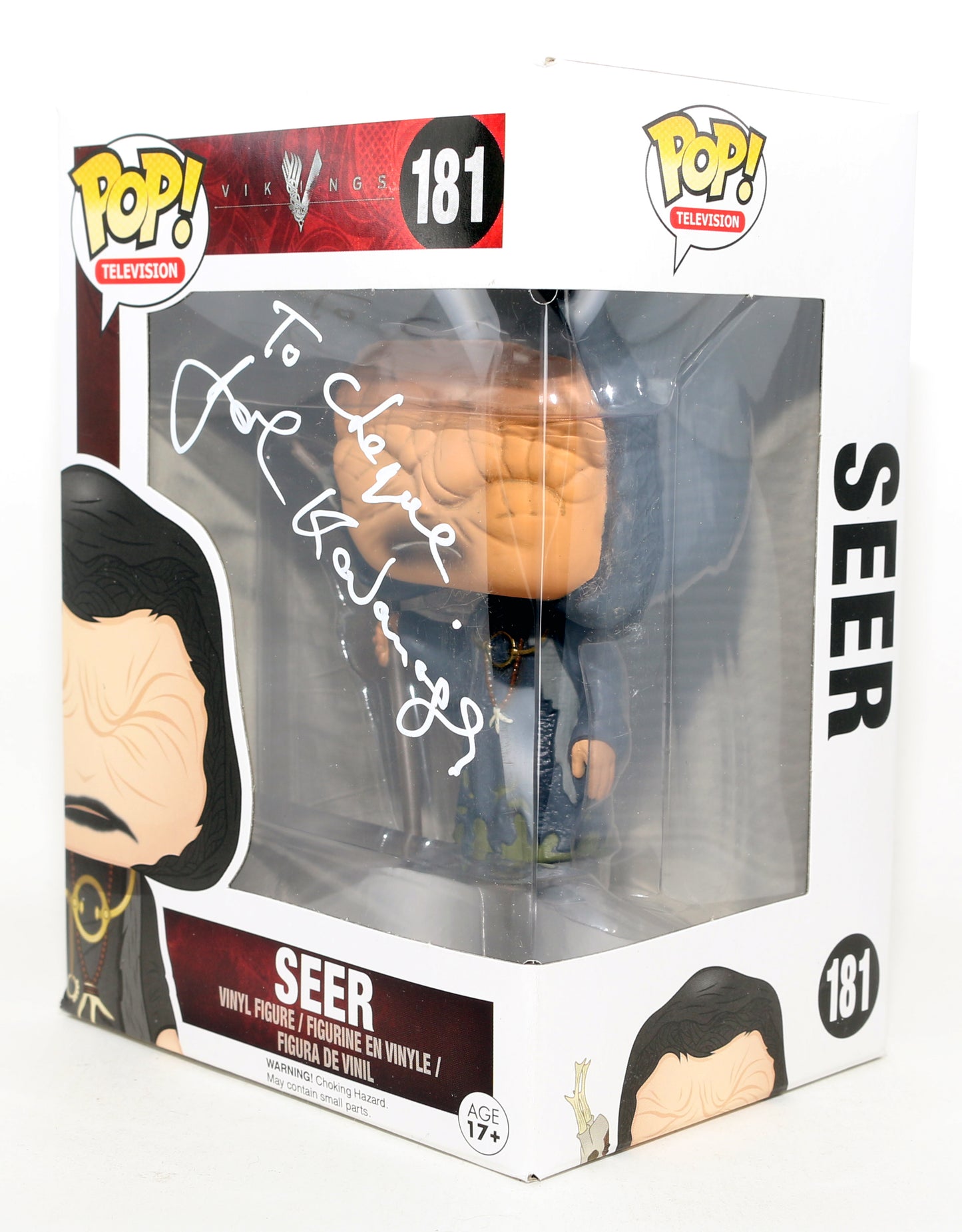 
                  
                    John Kavanagh as The Seer in Vikings Signed Funko POP! #181
                  
                