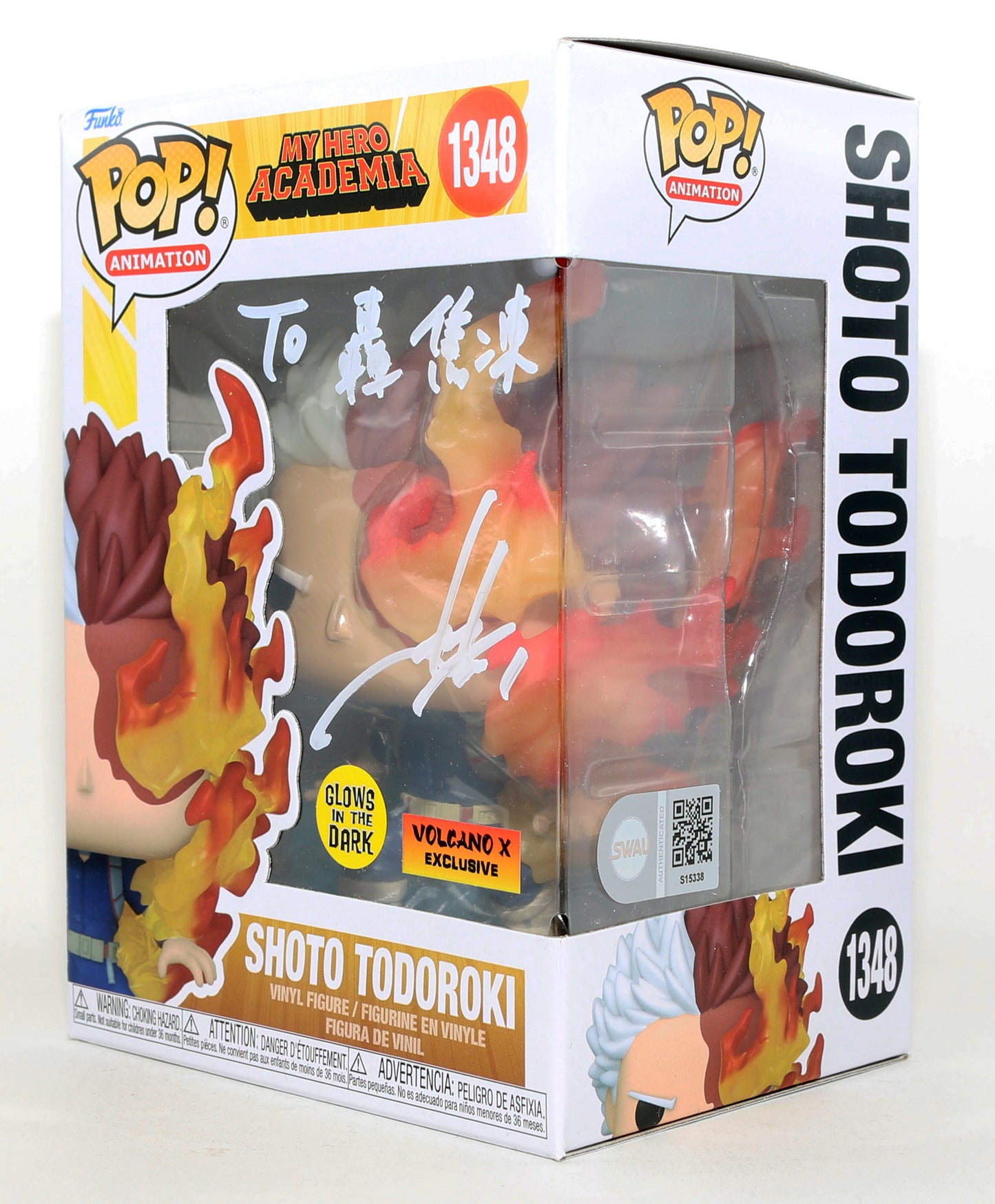 
                  
                    Yuki Kaji as Shoto Todoroki in My Hero Academia GITD Volcano X Exclusive (SWAU) Signed Funko POP! #1348
                  
                