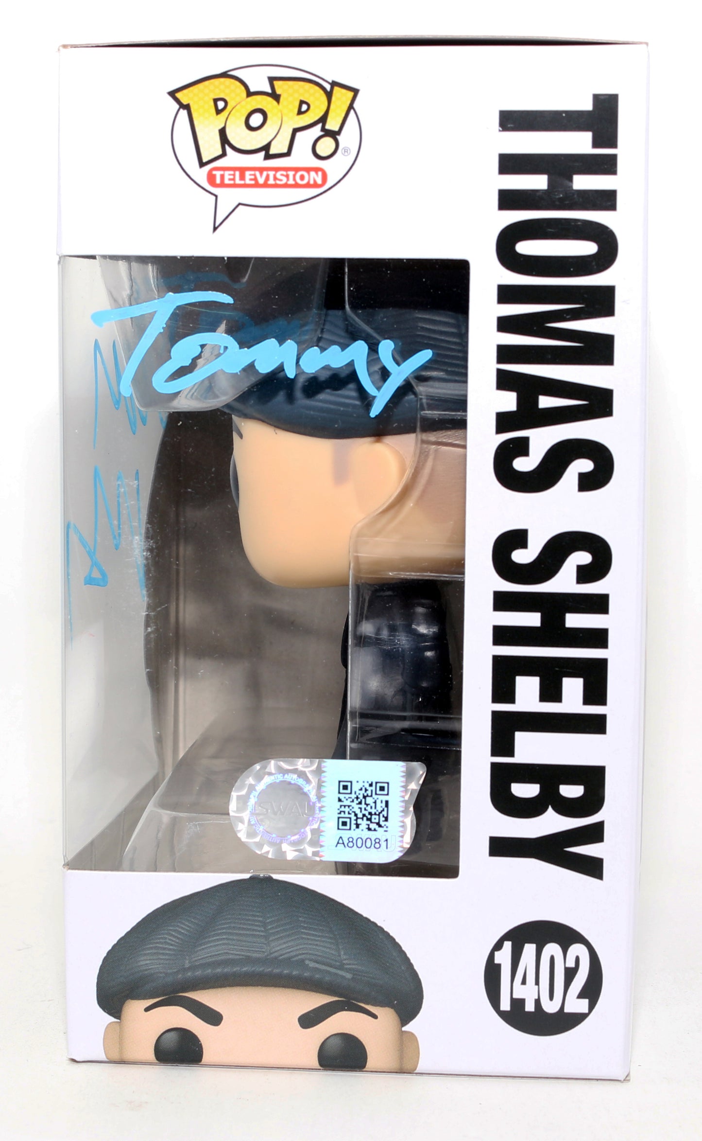 
                  
                    Cillian Murphy as Thomas Shelby in Peaky Blinders (SWAU) Signed Funko POP! #1402 with Character Name
                  
                