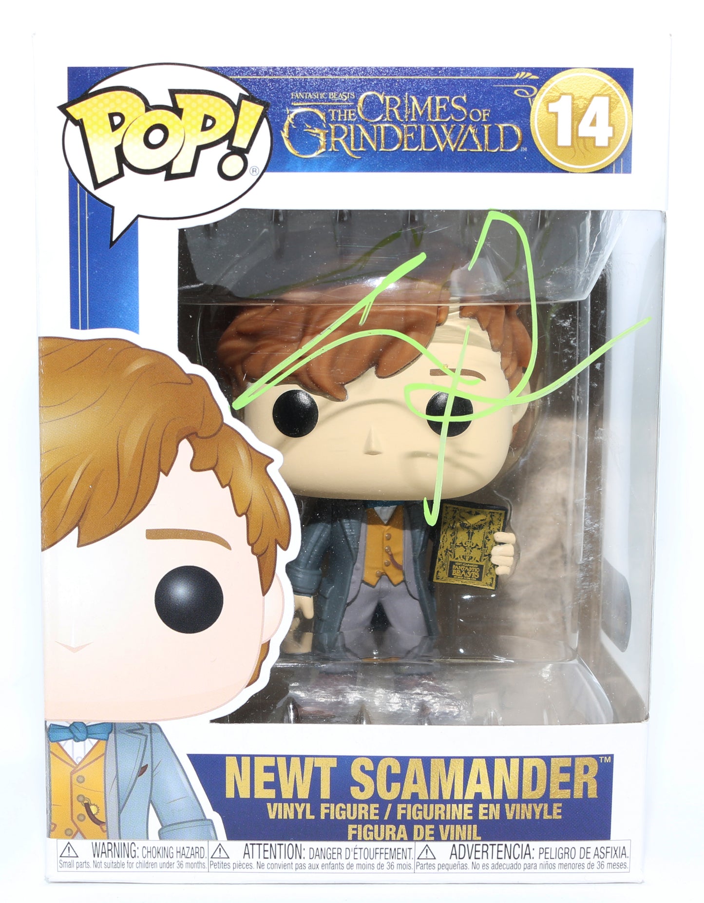 
                  
                    Eddie Redmayne as Newt Scamander in Fantastic Beasts: The Crimes of Grindelwald (SWAU) Signed Funko POP! #14
                  
                