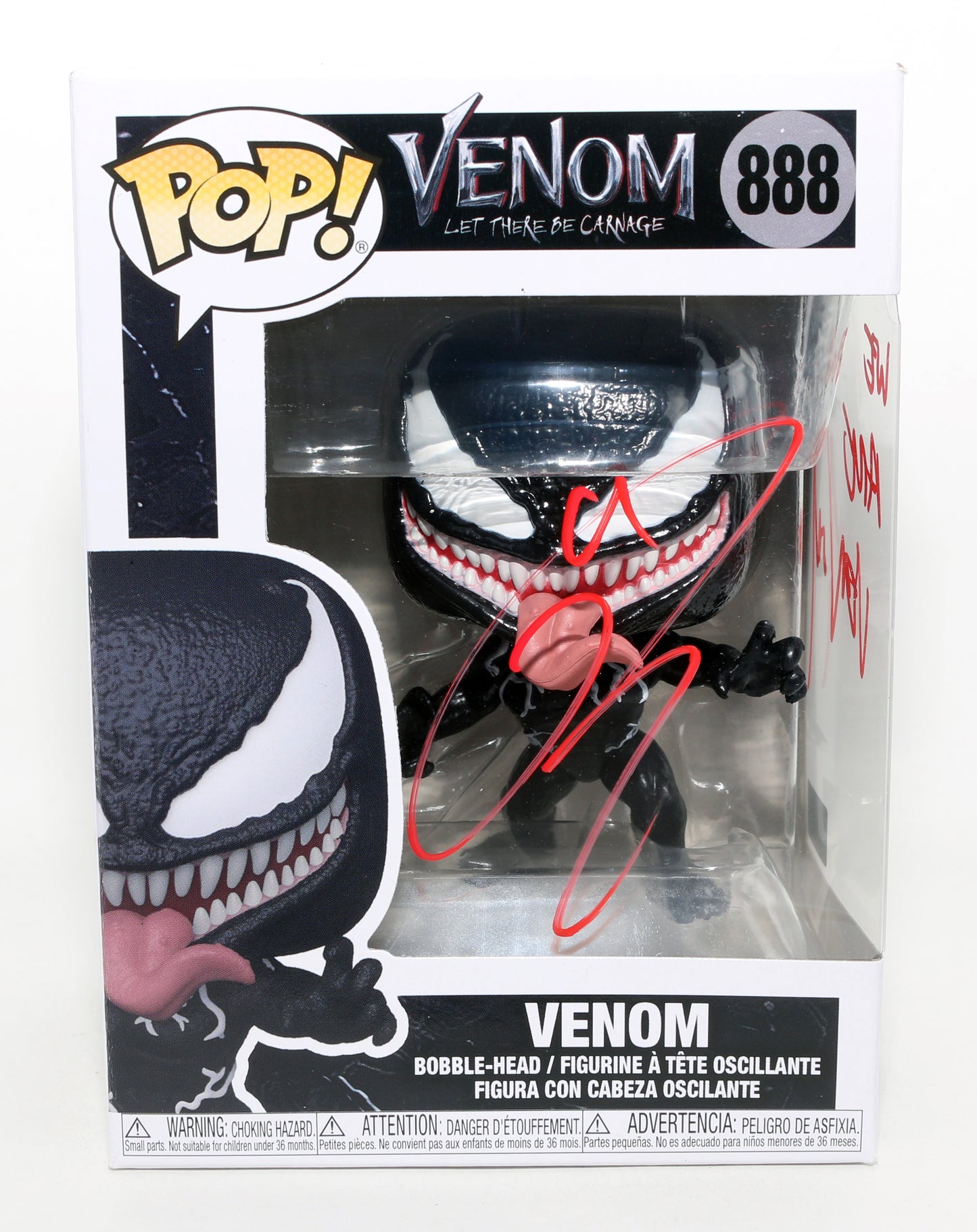 
                  
                    Tom Hardy as Venom in Venom (Celebrity Authentics) Signed Funko POP! #888 with Quote
                  
                