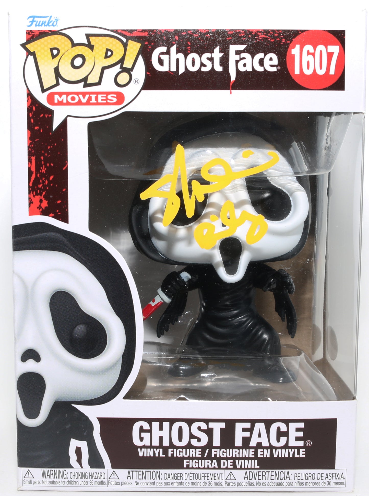
                  
                    Skeet Ulrich as Billy Loomis in Scream (JSA) Signed Funko POP! #1607
                  
                
