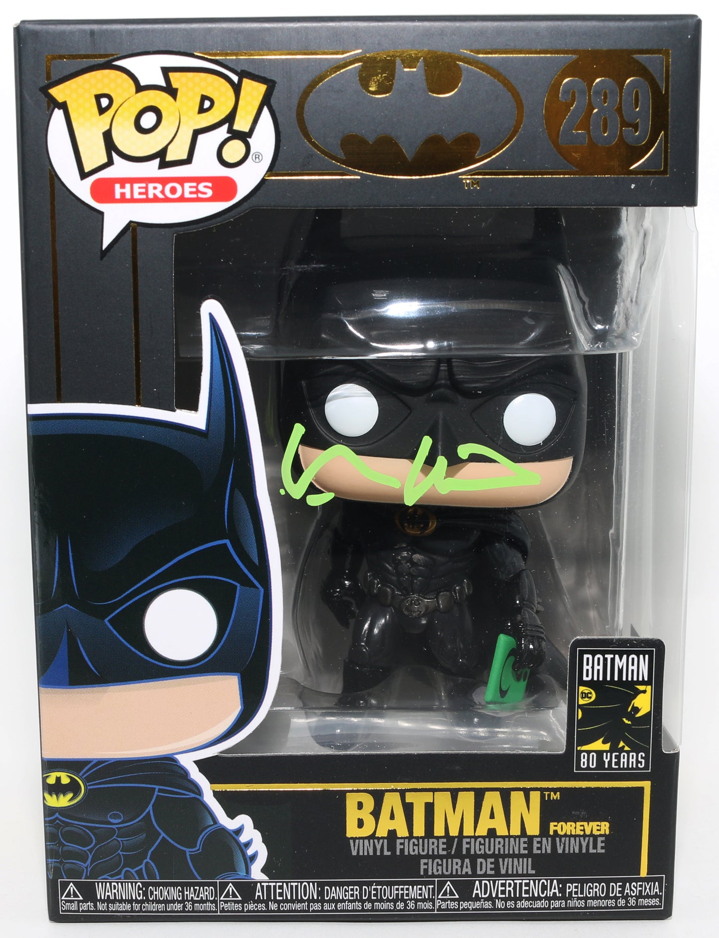 
                  
                    Val Kilmer as Batman in Batman Forever (Celebrity Authentics) Signed Funko POP! #289
                  
                